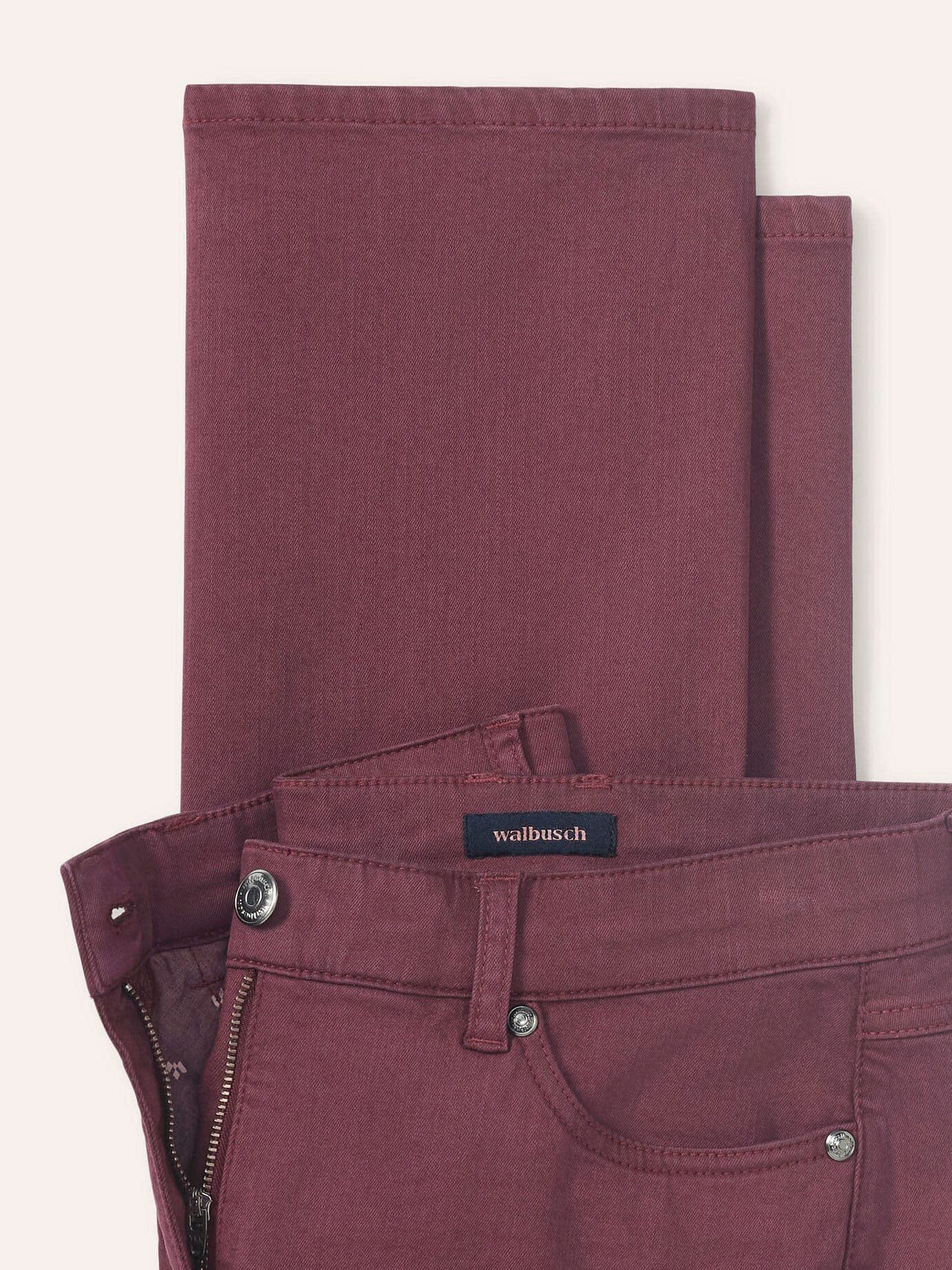 Walbusch Stretch-Jeans Damen 5 Pocket Jeans mit weitem Bein Regular fit, modern, Kurzgröße – Bild 4 von 4
