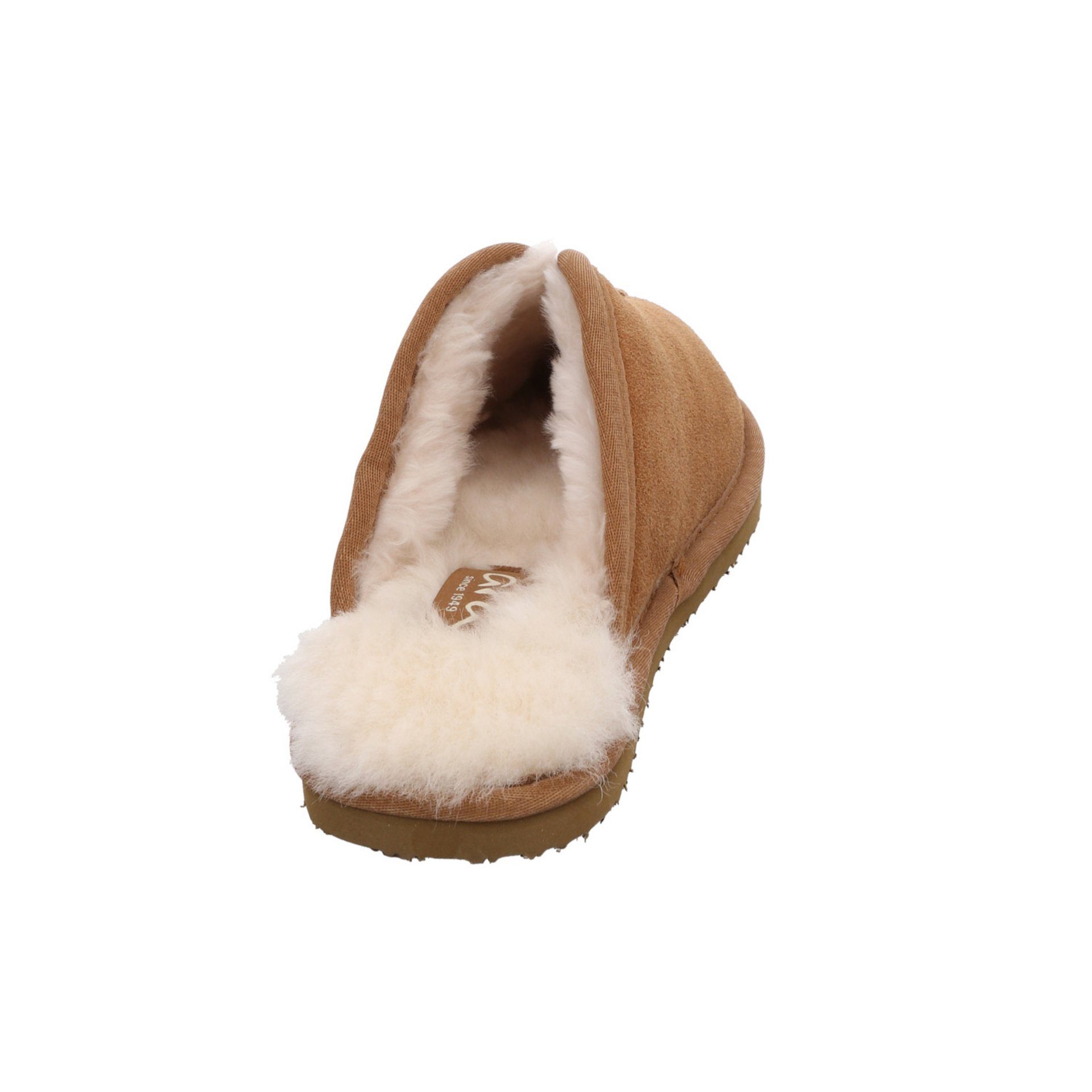 Hausschuh Veloursleder Cosy-L Hausschuhe Ara Hausschuh Damen cognac Slipper