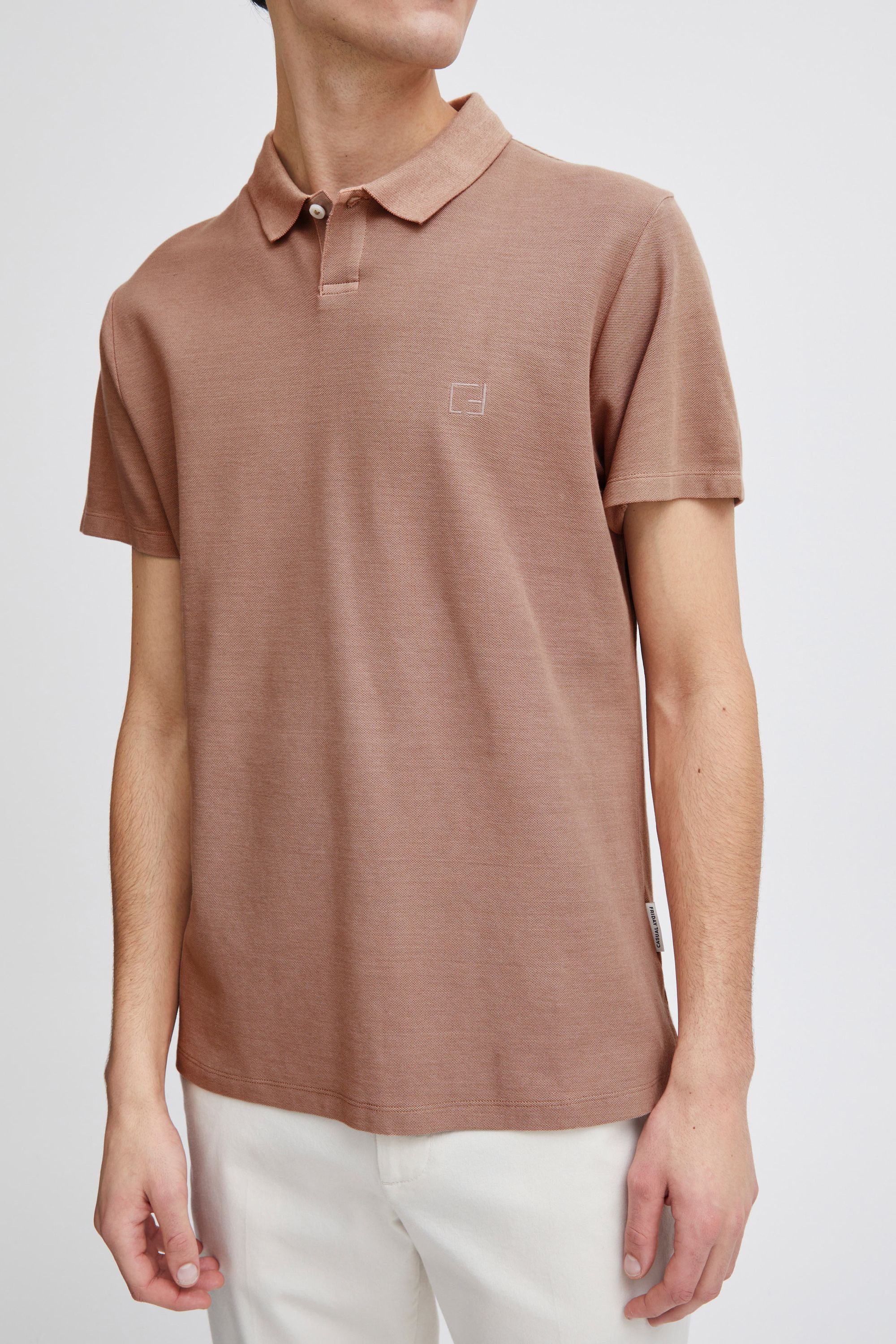 Casual Friday Poloshirt CFTristan Modernes Poloshirt mit Knopfleiste