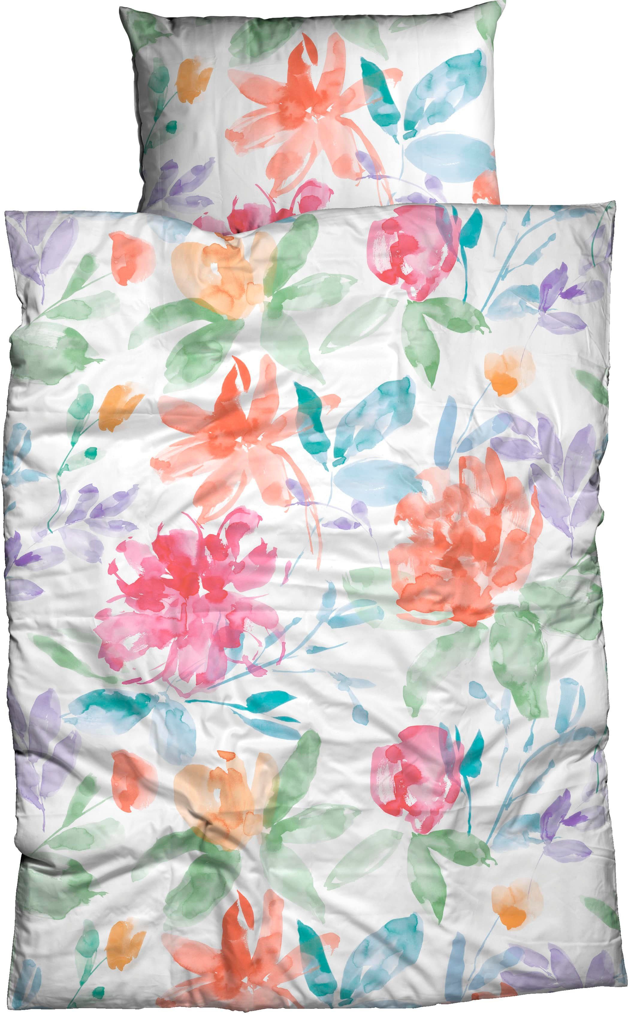 CASATEX Bettwäsche Florina, Satin, 2 teilig, günstig online kaufen