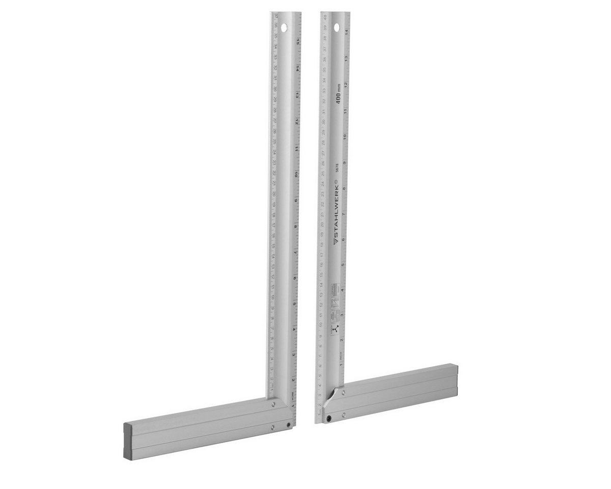 Thumbnail - STAHLWERK Wasserwaage Aluminium Anschlagwinkel Messwinkel, (1 St)