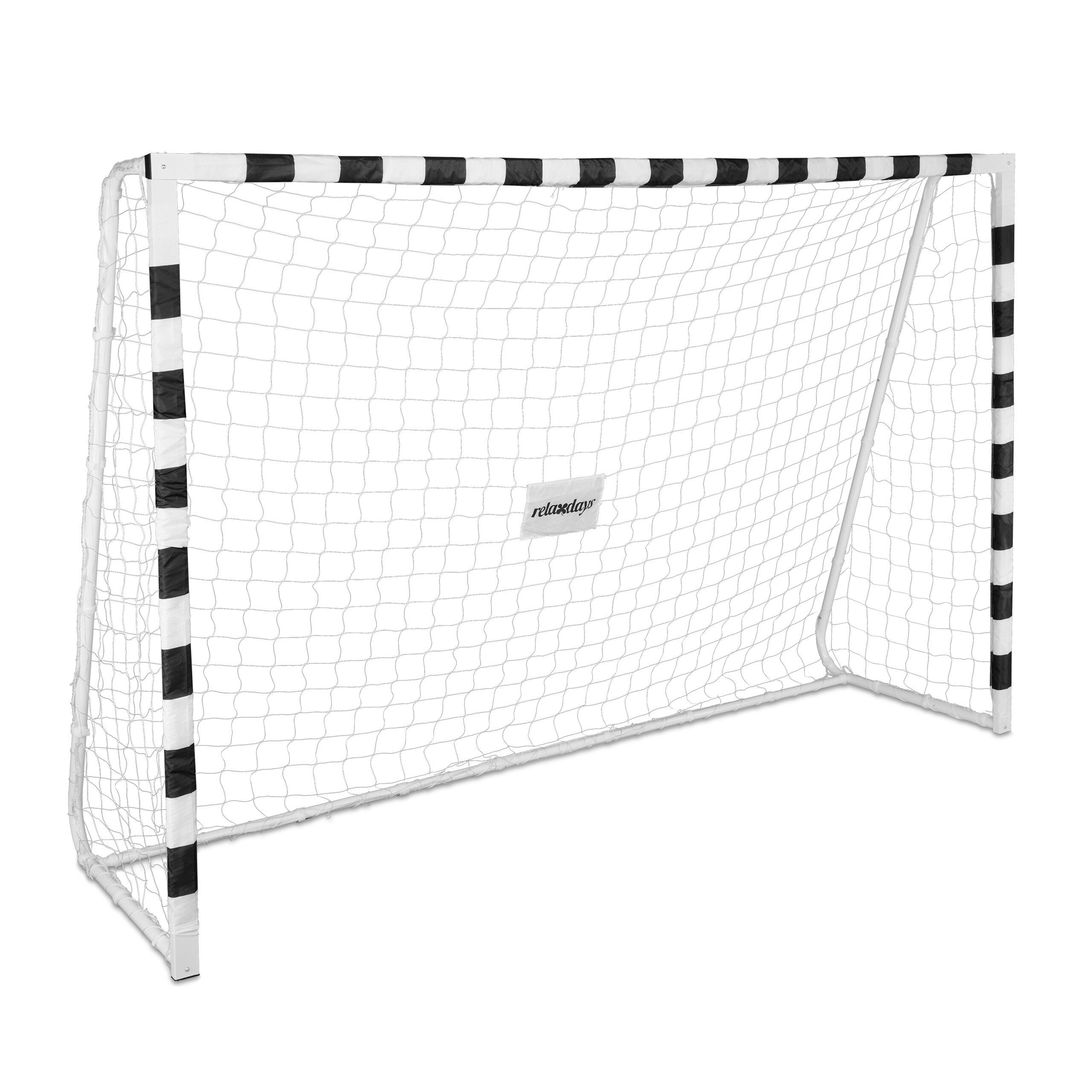Fußballtor Weißes Fußballtor aus Metall XXL