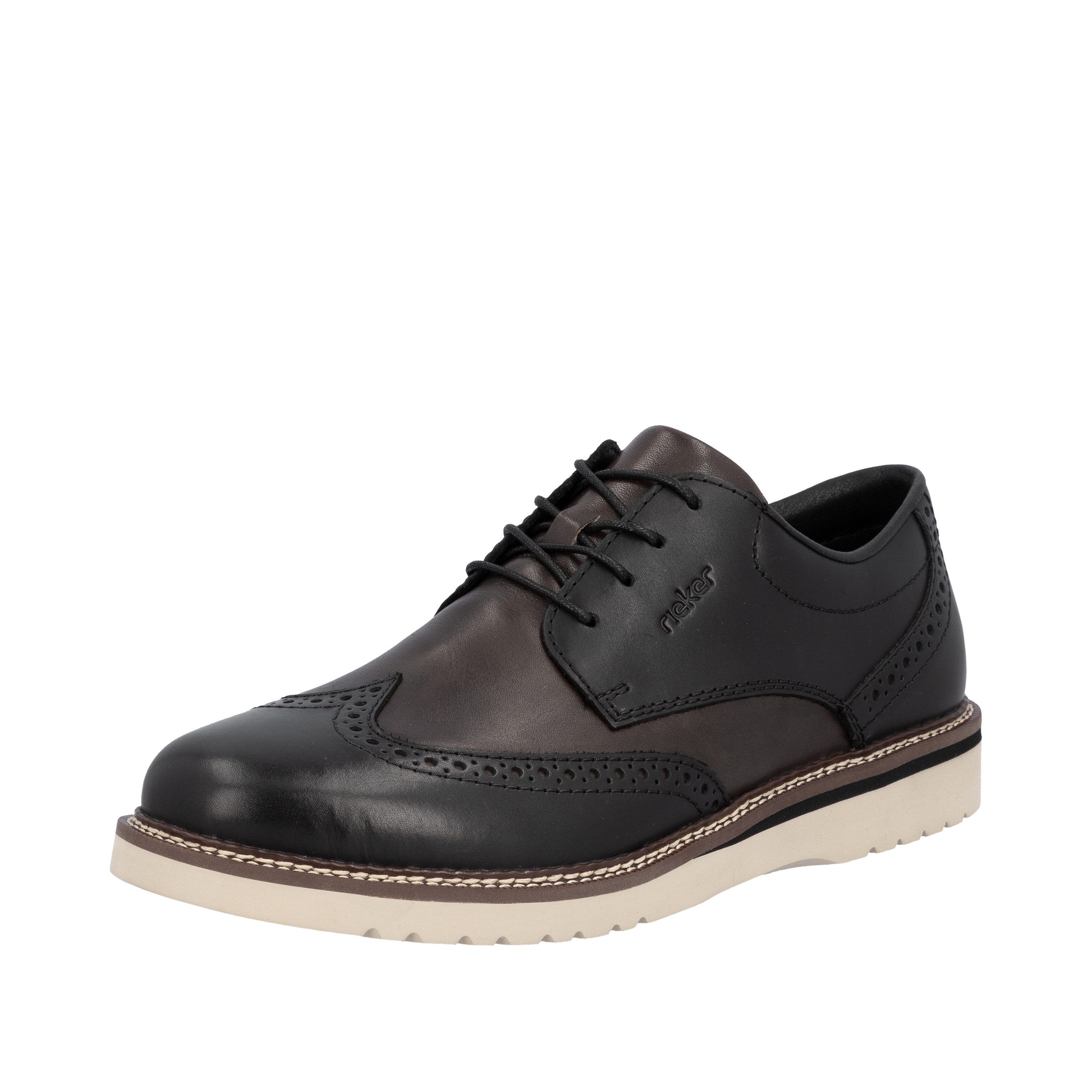 Rieker Schnürschuh Schnürschuh, Business-Schnürer, Lyralochung, in bequemer günstig online kaufen