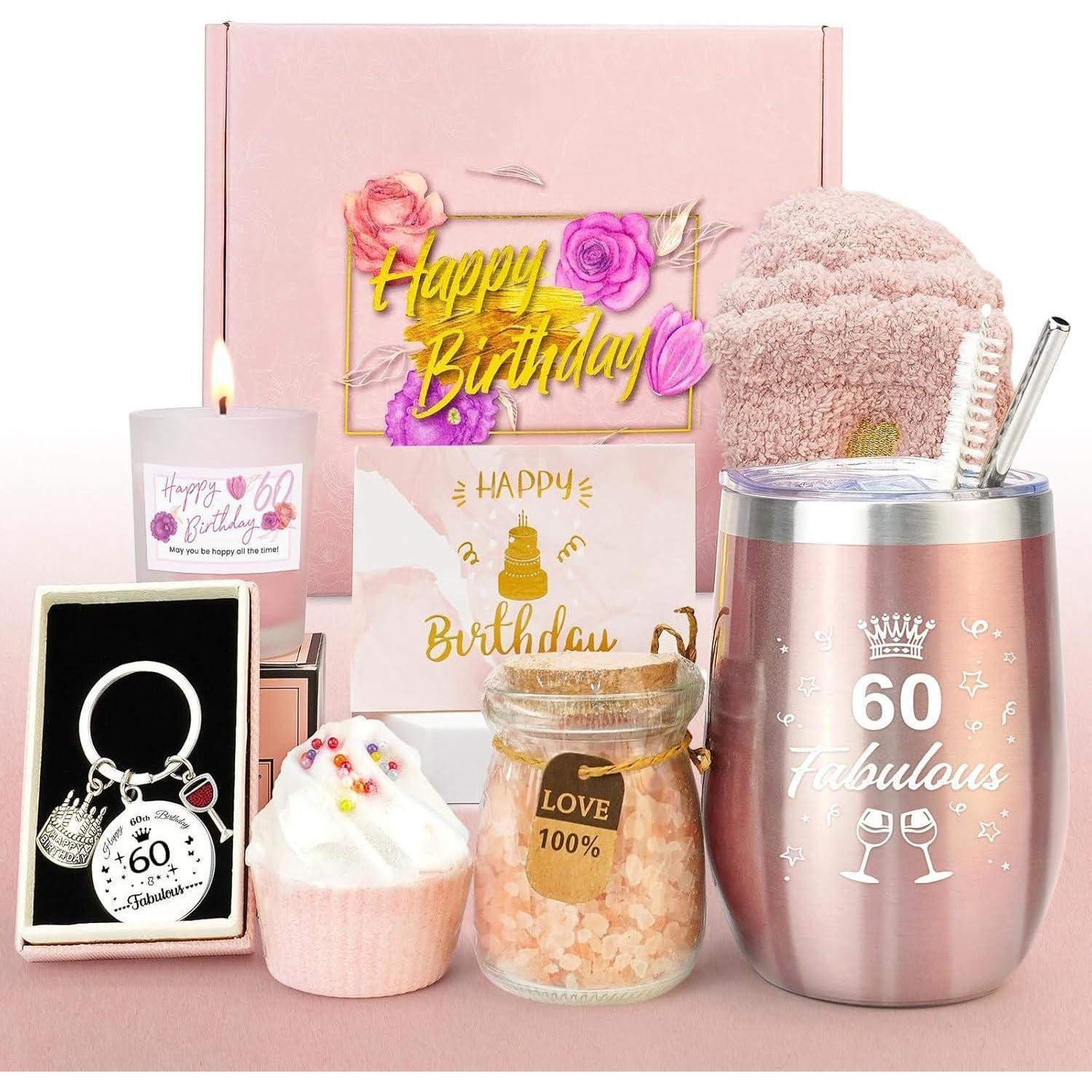 LuxusKollektion Geschenkbox Geschenkset 60 Geburtstag Frau Mutter Freundin 60. Geschenkset