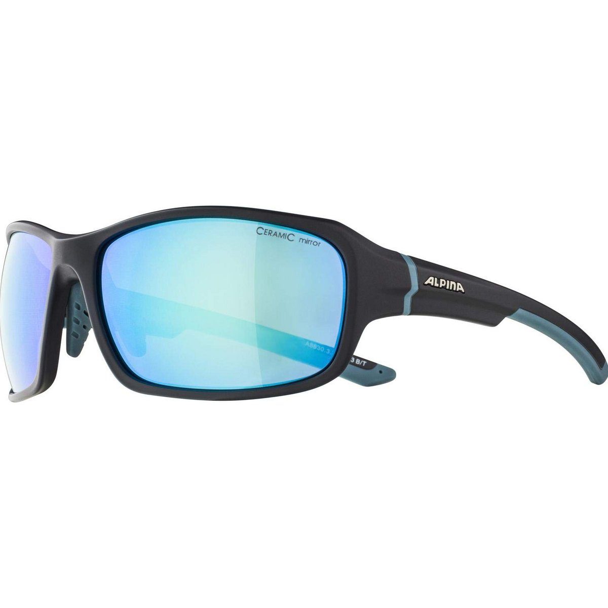 kombi MATT Alpina Alpina Sports Sportbrille BLACK-DIRT-BLUE