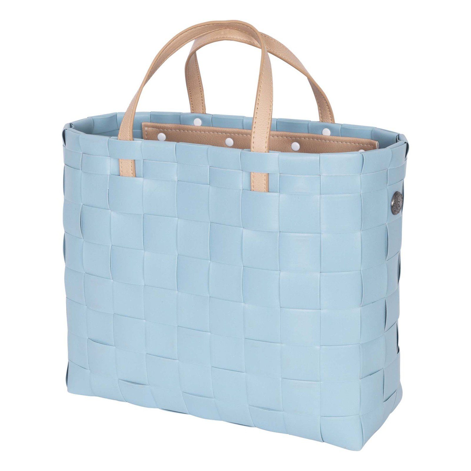 blau FADED Korb Einkaufsshopper Schulter hell Tasche Hand Handed By BY BLUE Bag Petite HANDED Shopper