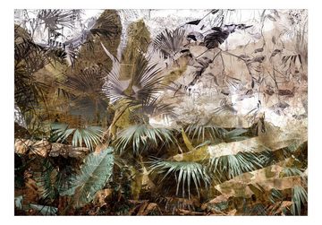 KUNSTLOFT Vliestapete In the Rain Forest 1x0.7 m, halb-matt, lichtbeständige Design Tapete