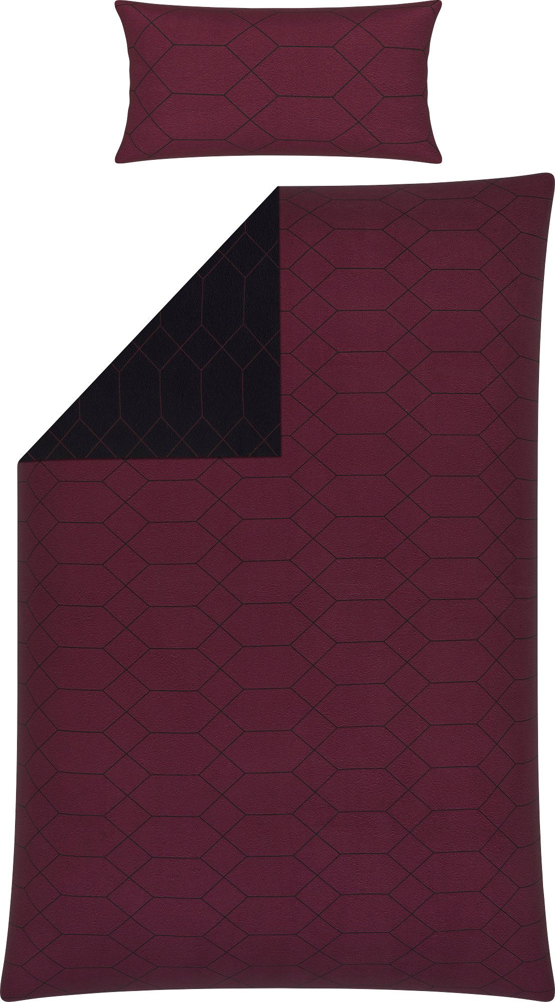 REDBEST Bettwäsche Wendebettwäsche, Biber, 3 teilig, günstig online kaufen