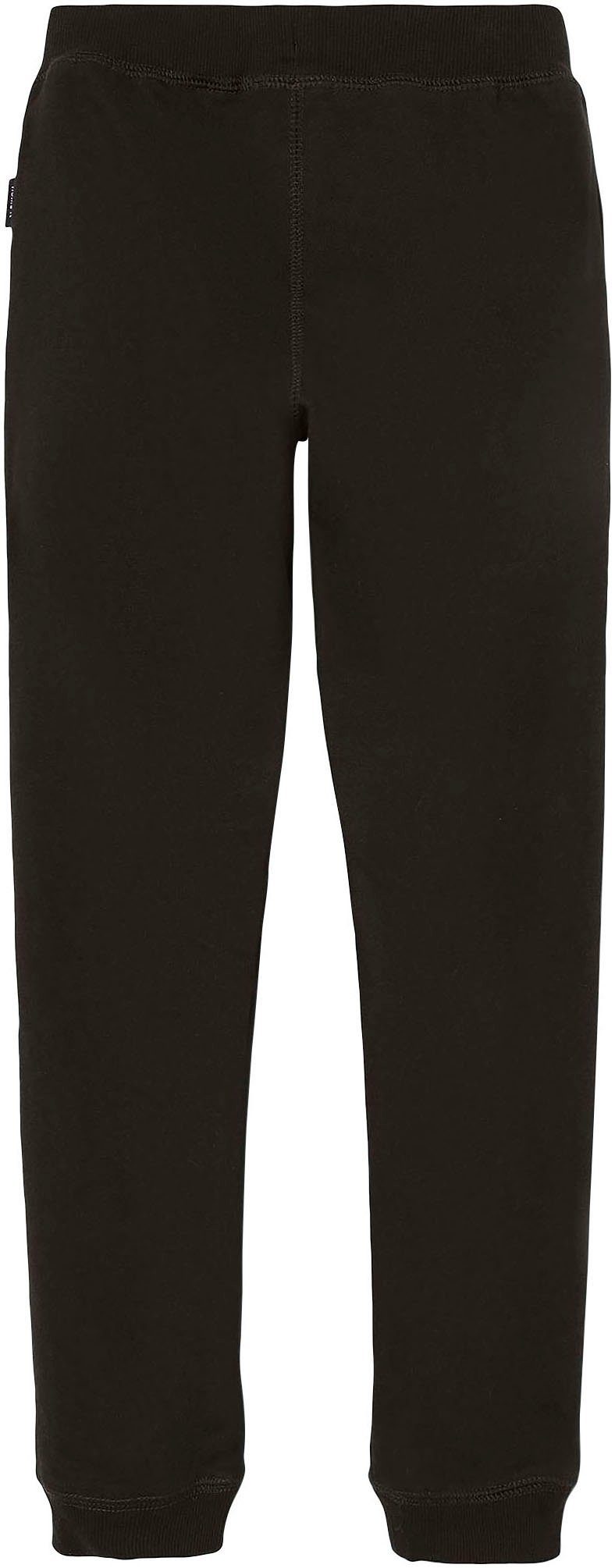 Name It Sweathose NKMSWEAT – Jogger mit verstellbarem Bund und Rippbündchen unifarben, casual, regular fit, angeraute Sweatware