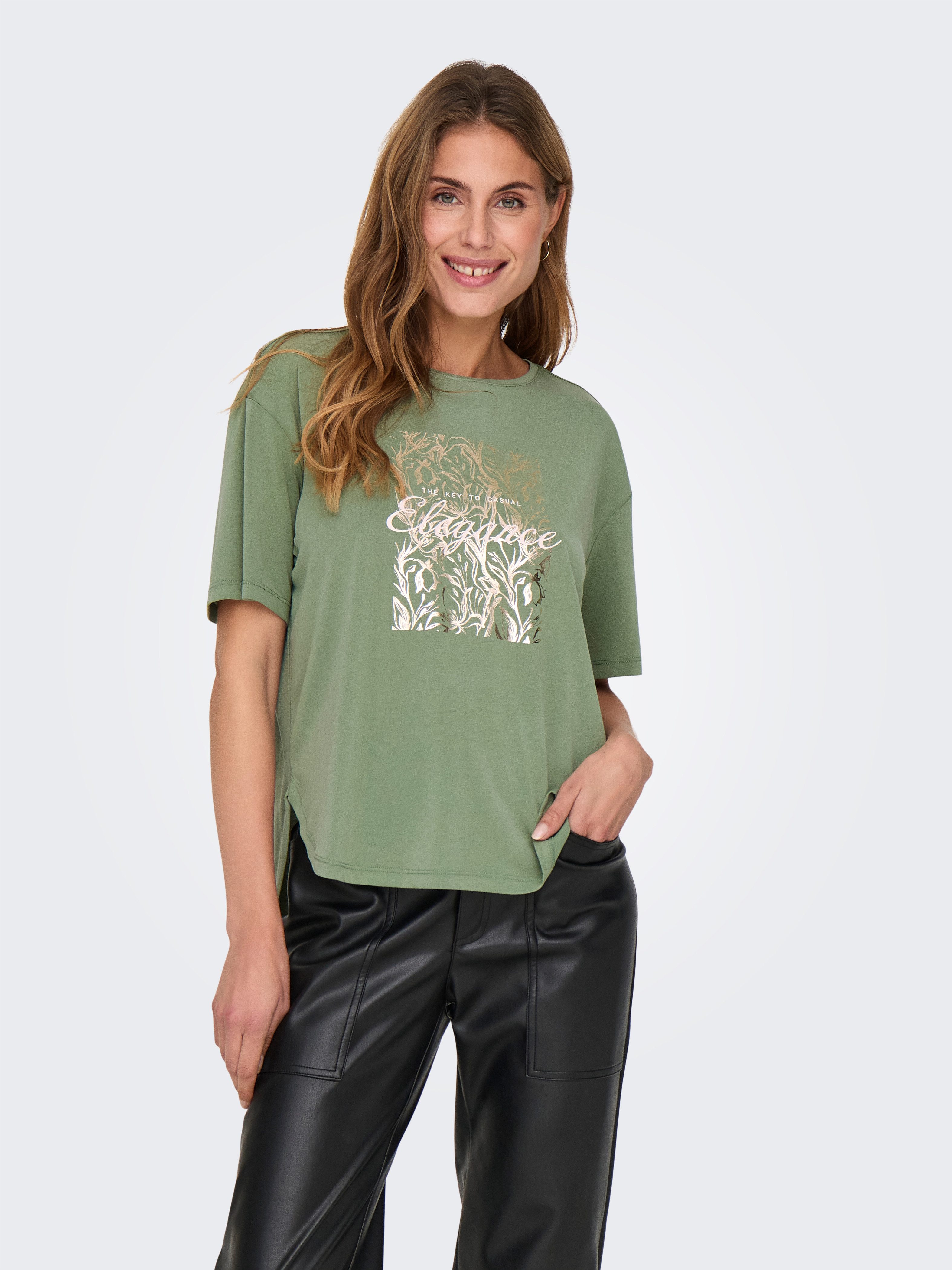 ONLY Kurzarmshirt ONLFREE LIFE S/S BOTANICAL günstig online kaufen