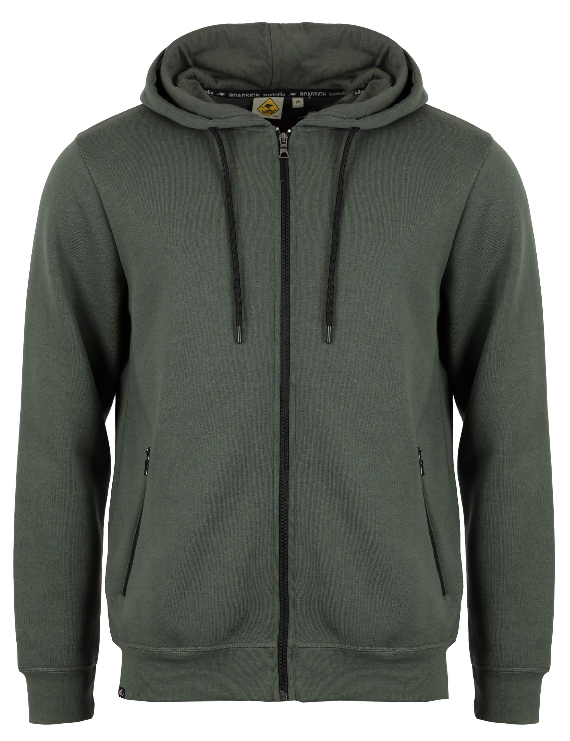 ROADSIGN australia Sweatjacke Zip (1, 1-tlg., 1) mit Reißverschlusstaschen & Kapuze
