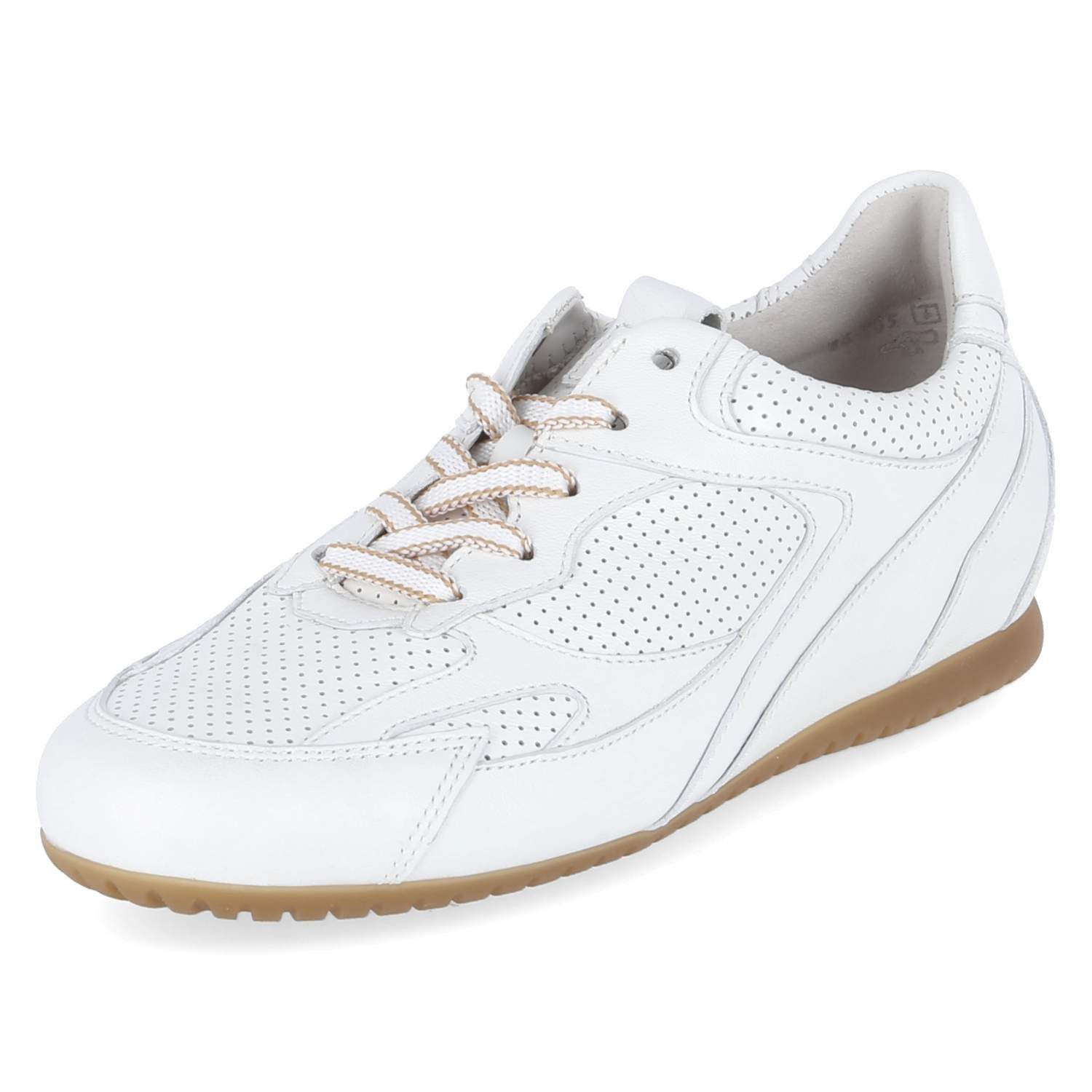 Gabor Gabor 86.565.50 Damen Glattleder white Schnürschuh