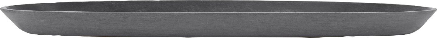 OVAL BxTxH: Grey, ECOPOTS Blumentopfuntersetzer cm SAUCER 13,6x13,6x3