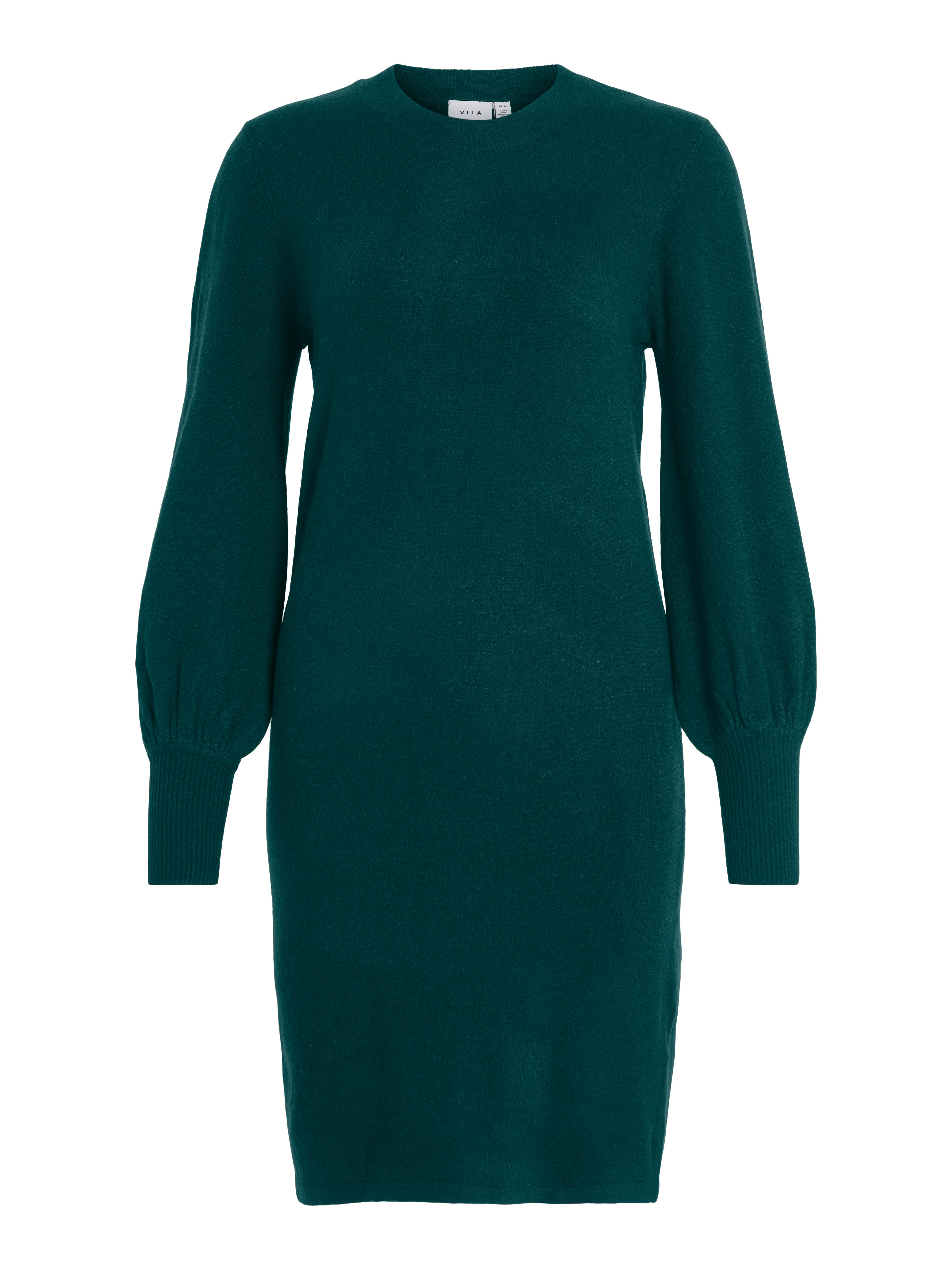 Vila Strickkleid VIKERRY O-NECK KNIT DRESS - NOOS Materialmix, regular fit