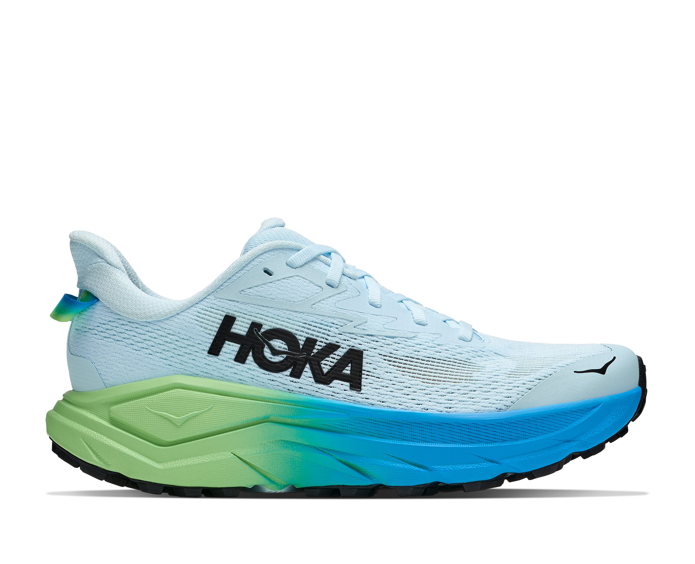 Hoka One One W CHALLENGER 8 GLIMMERING BLUE / TART APPLE Laufschuh