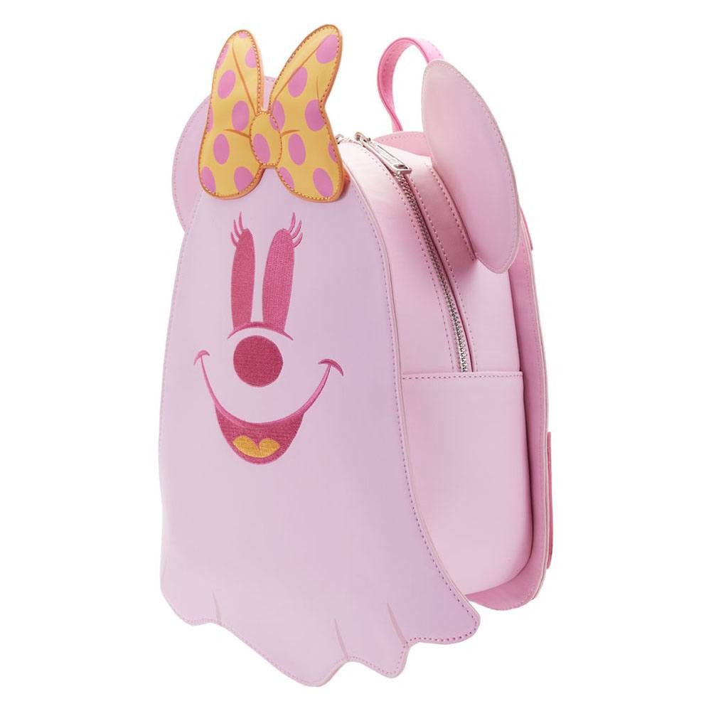 Loungefly Minirucksack Disney by Loungefly Rucksack Pastel Ghost Minnie Glow In The Dark (1-tlg), leuchtet im dunkeln