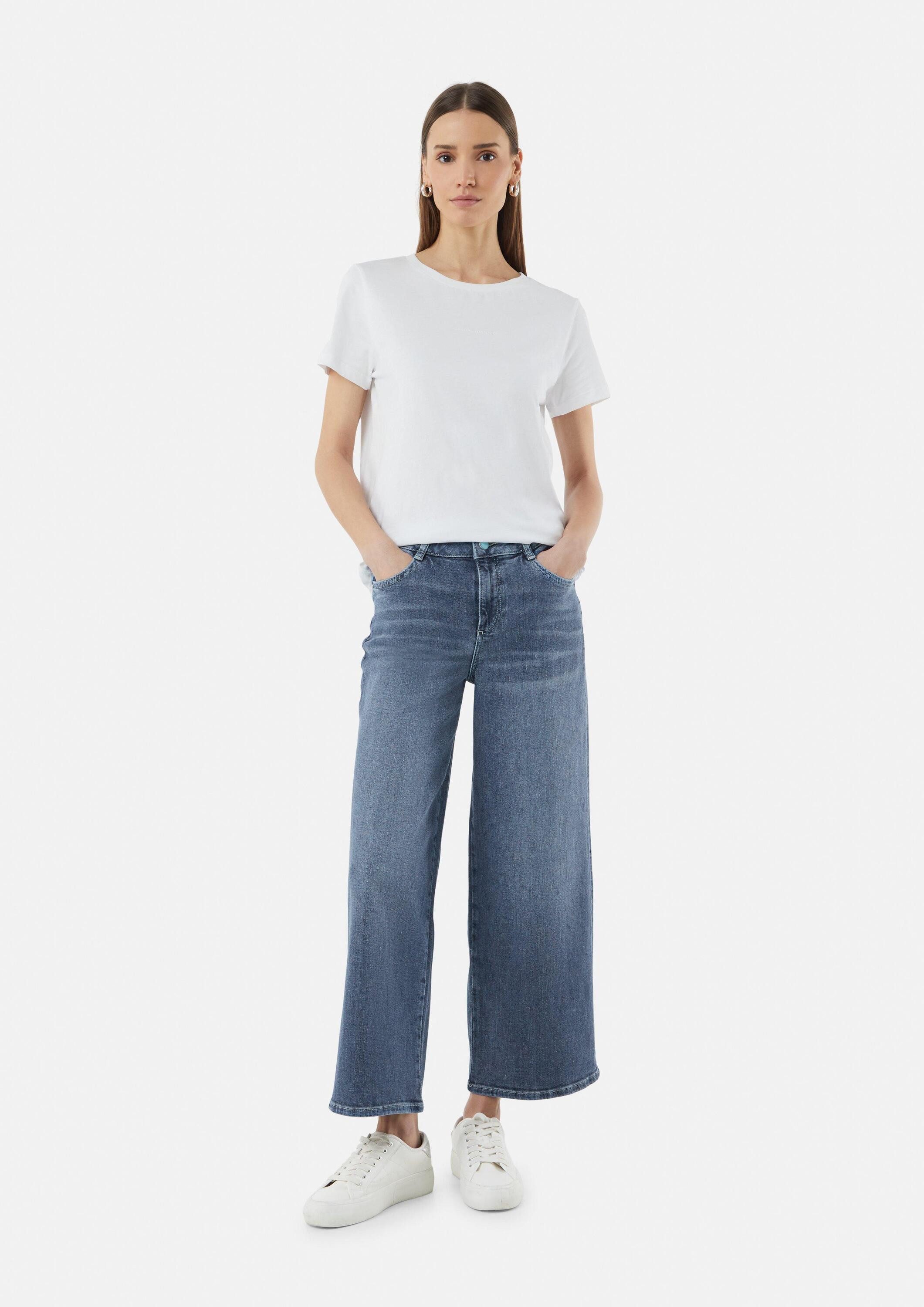 Weite Jeans Jeans-Hose