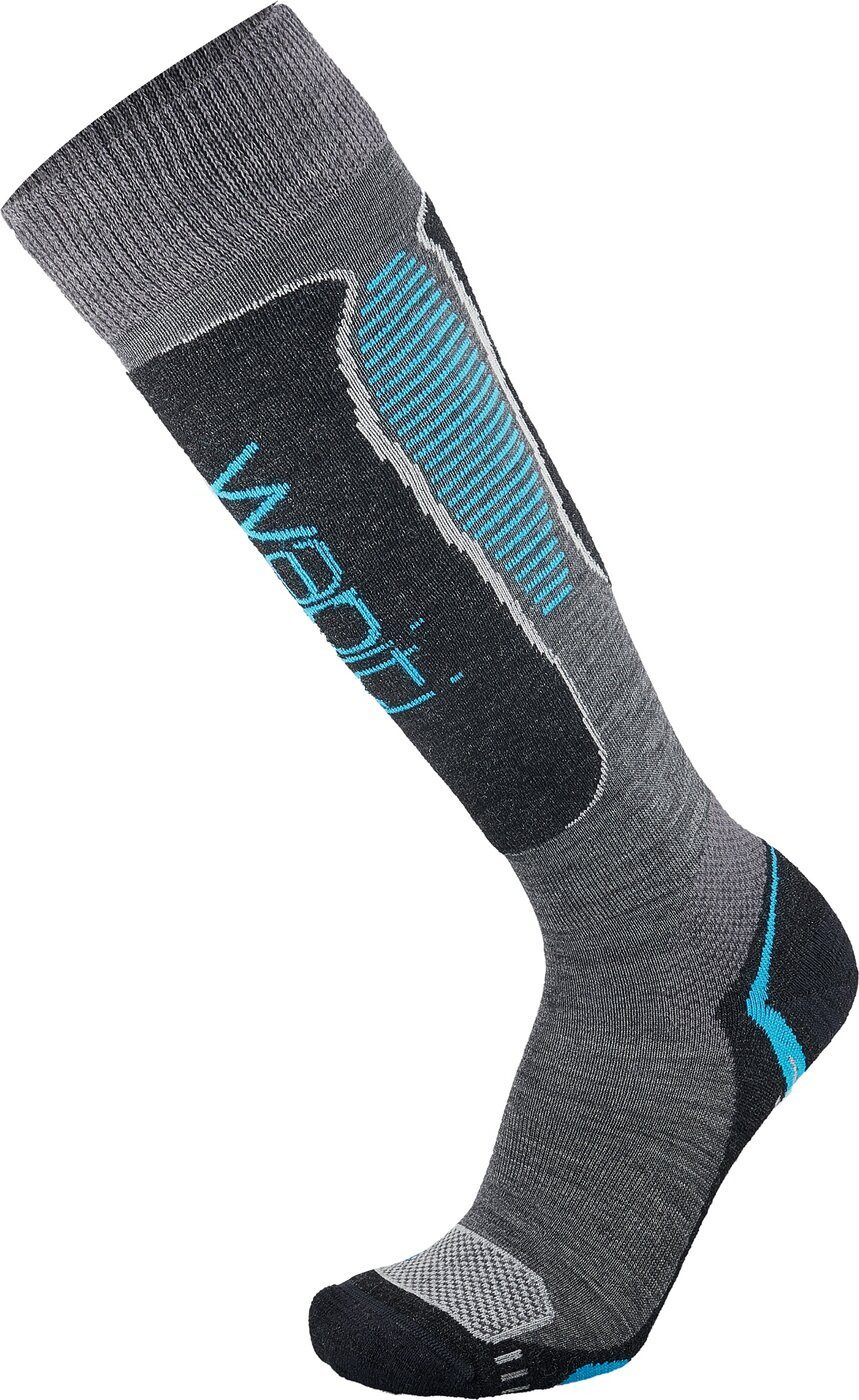 wapiti Skistrümpfe Wapiti W06 GRAU-BLAU