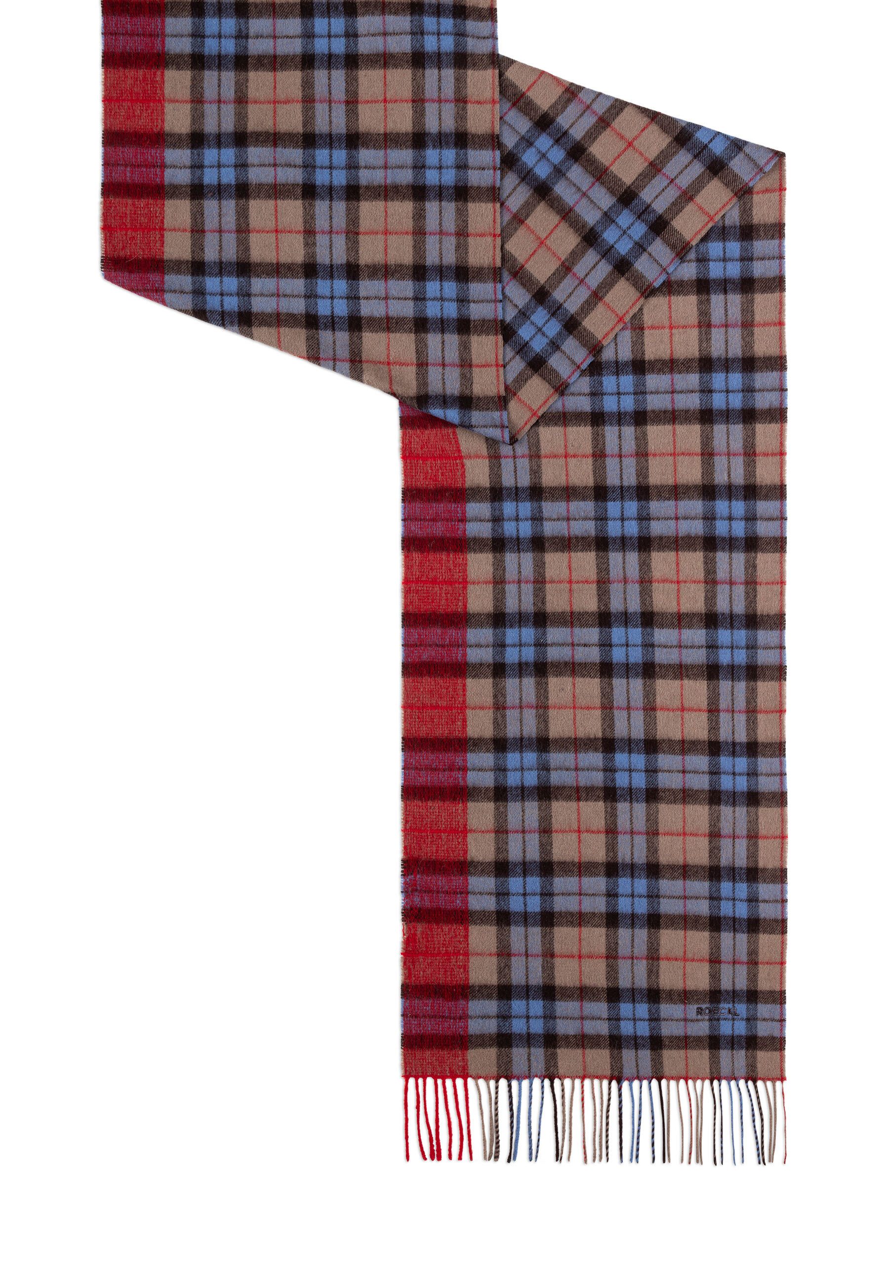 Roeckl Schal STRIPE TARTAN, weicher Wollschal
