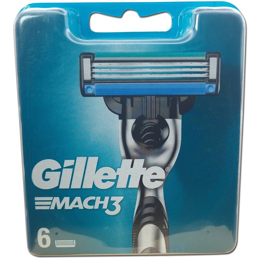 Gillette Rasierklingen Mach3, 6-tlg., 6er Pack