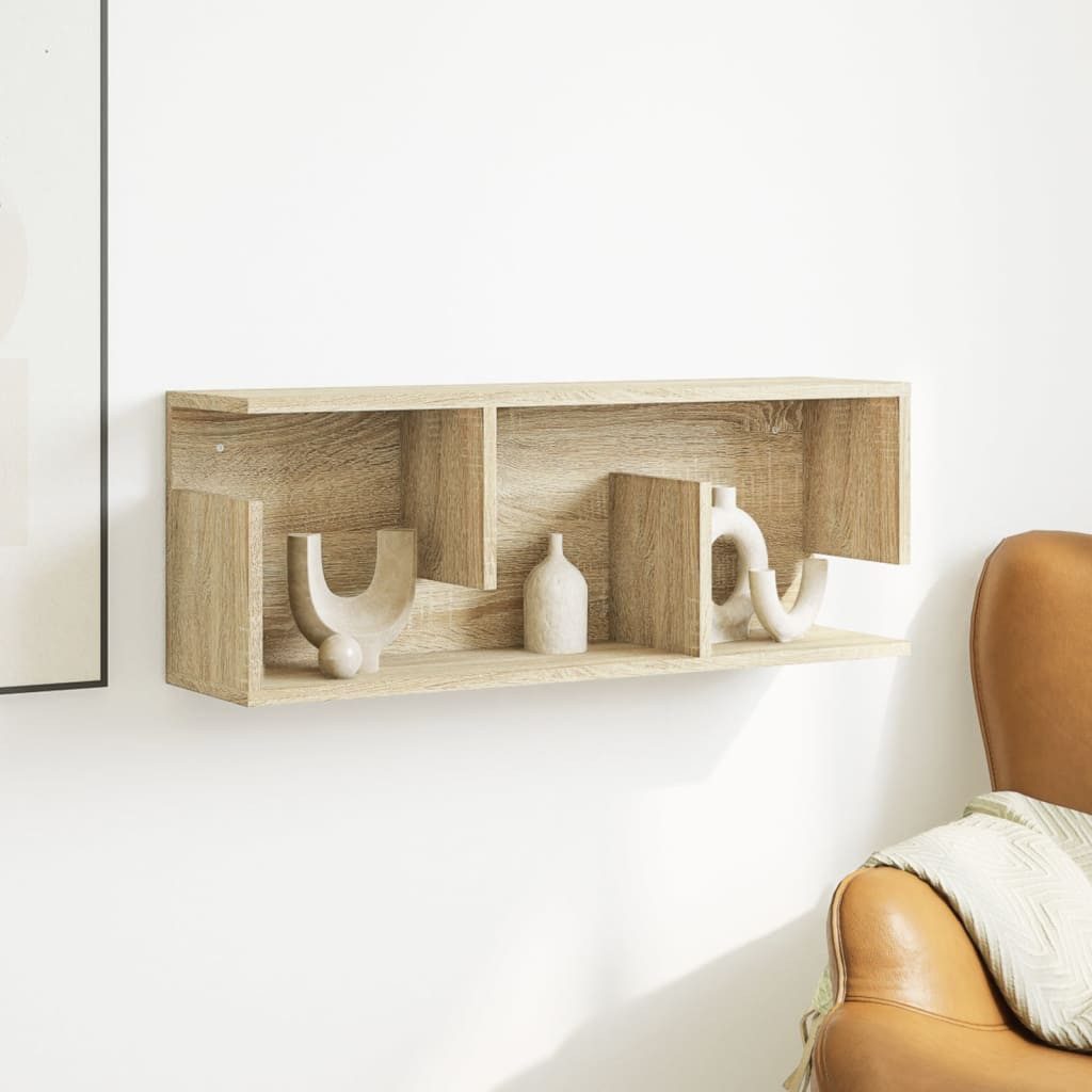 vidaXL Regal Wandschrank 80x20x30 cm Sonoma günstig online kaufen