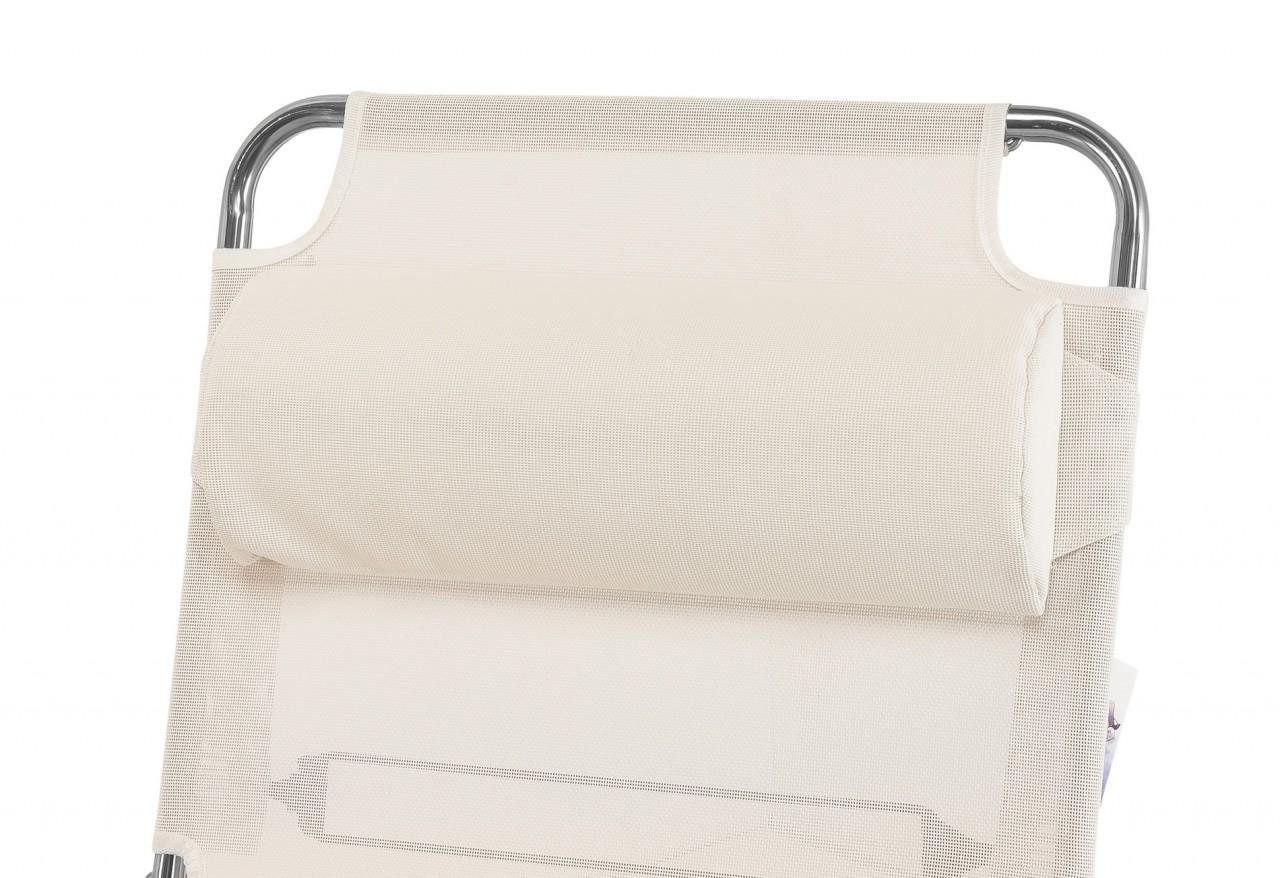 Fiam Gartenliege Nackenrolle Weiß passend zu Amigo und Samba Gartenliegen