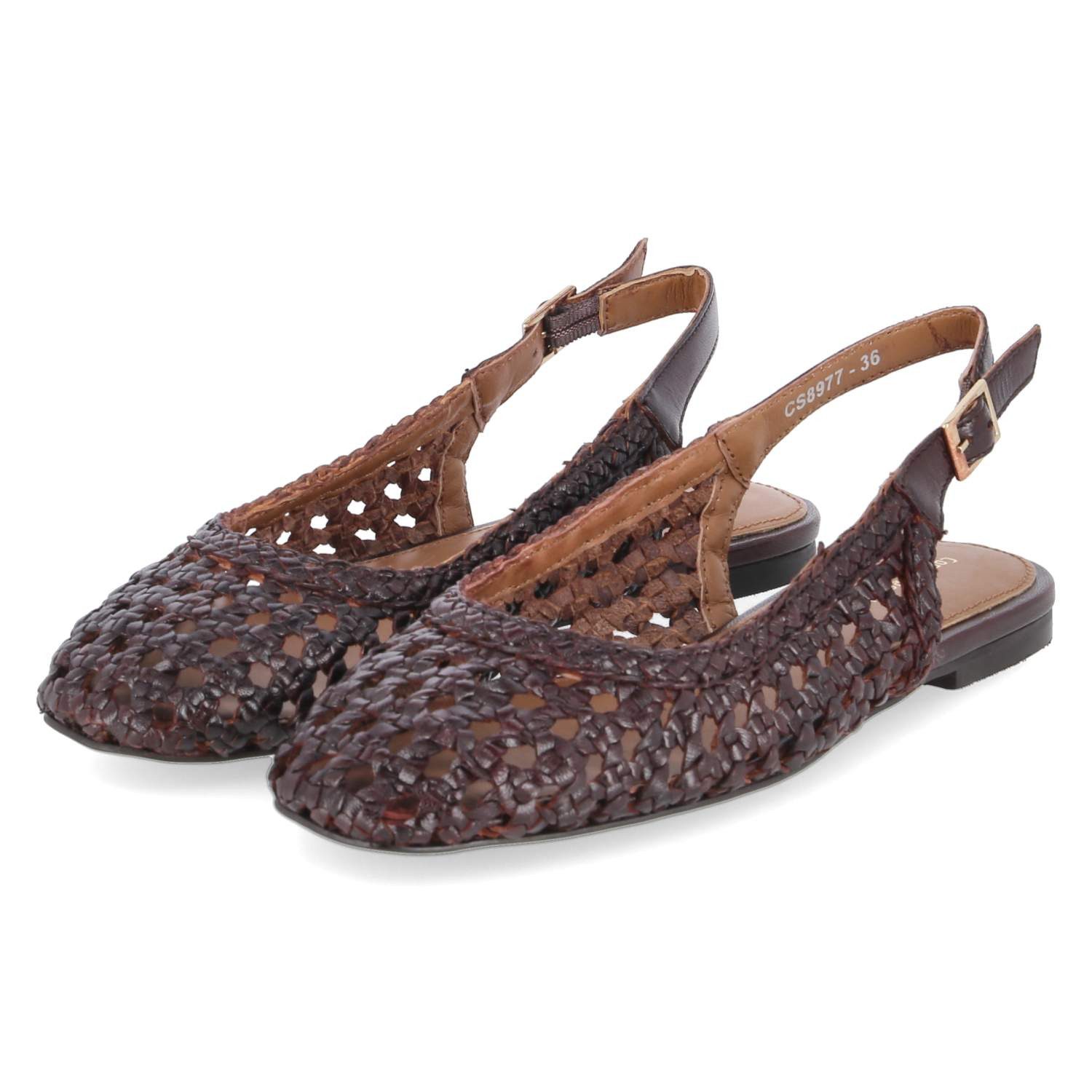 Copenhagen Studios Copenhagen Shoes CS8977-0012 BROWN Damen Glattleder brown Slingpumps