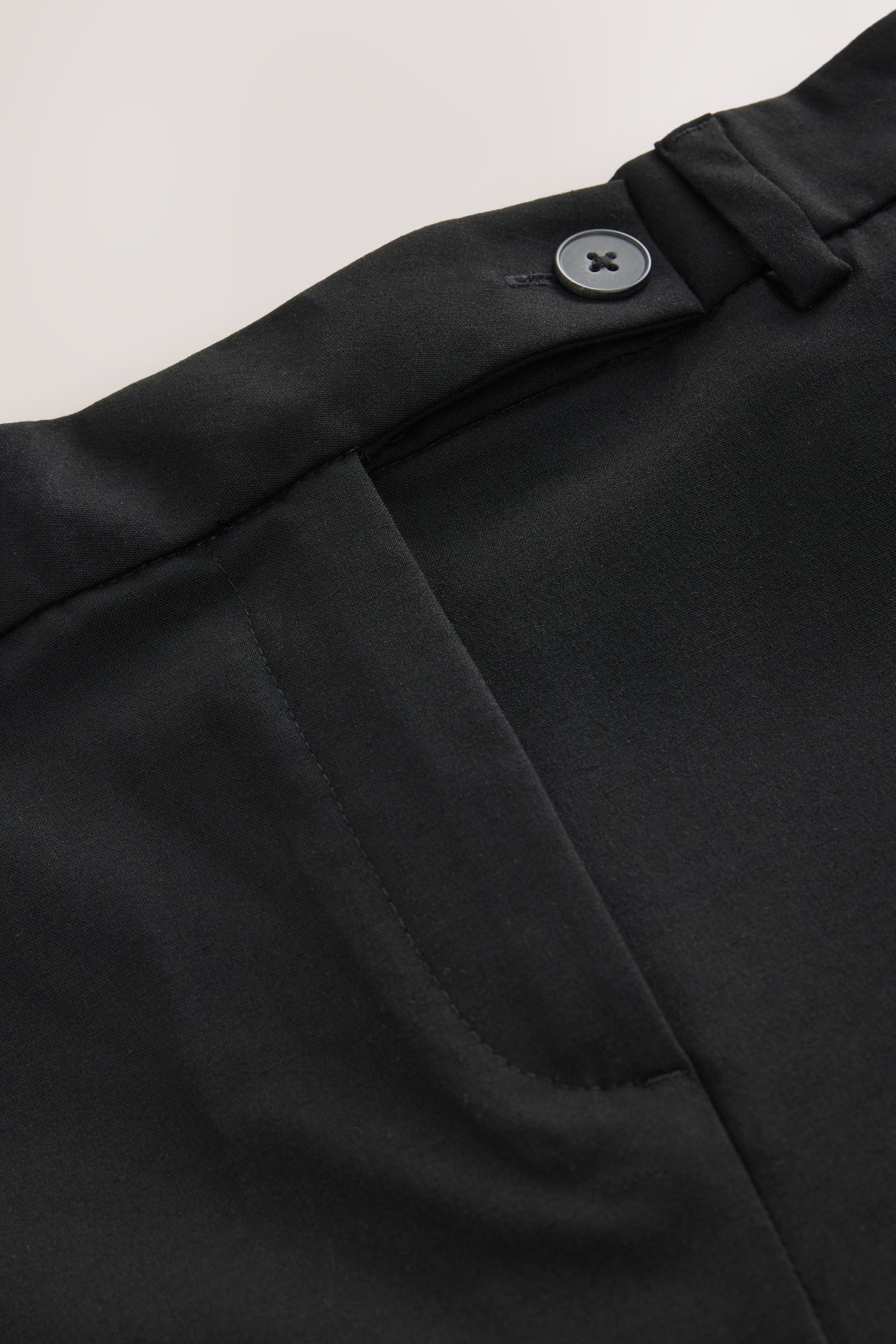 Next Anzughose Tailored Fit Bootcut-Hose mit Wolle, Kurzgröße (1-tlg)