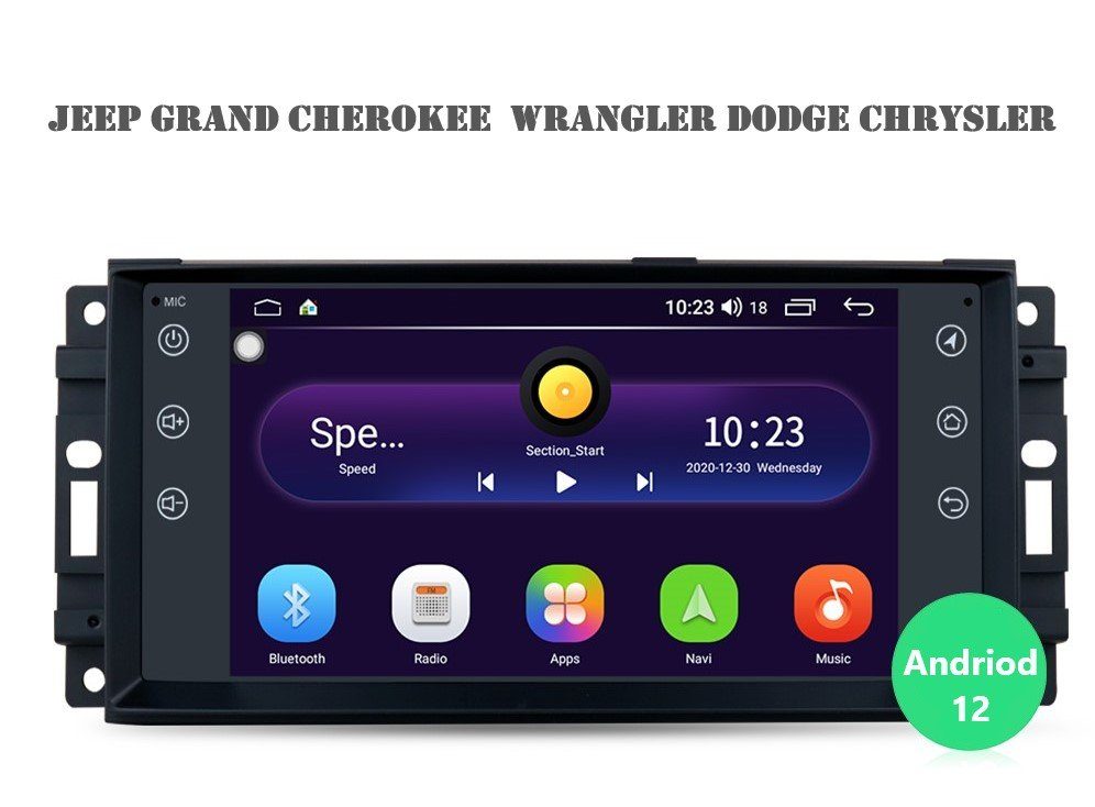 GABITECH Jeep Chevrolet Chrysler Dodge Android 12 Autoradio GPS Navi Carplay Einbau-Navigationsgerät