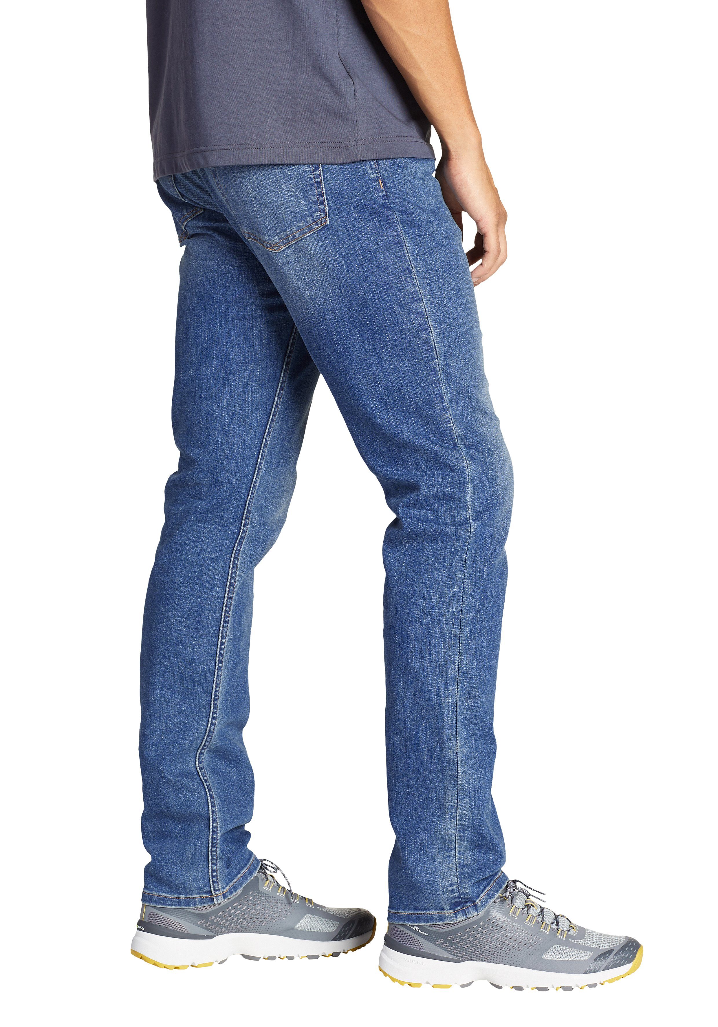Stretchanteil Voyager Bauer Helles Eddie Polyester mit 2.0 Straight-Jeans recyceltem Flex Indigo mit