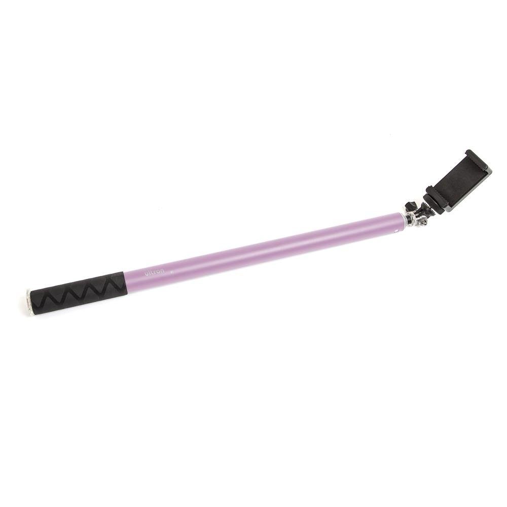 Selfiestick Teleskoparm, Handy, Bluetooth, Smartphone, selfie Ultron (200 Stick, Alu Griff, rosa) Selfie Auslöser, 200 pink cm