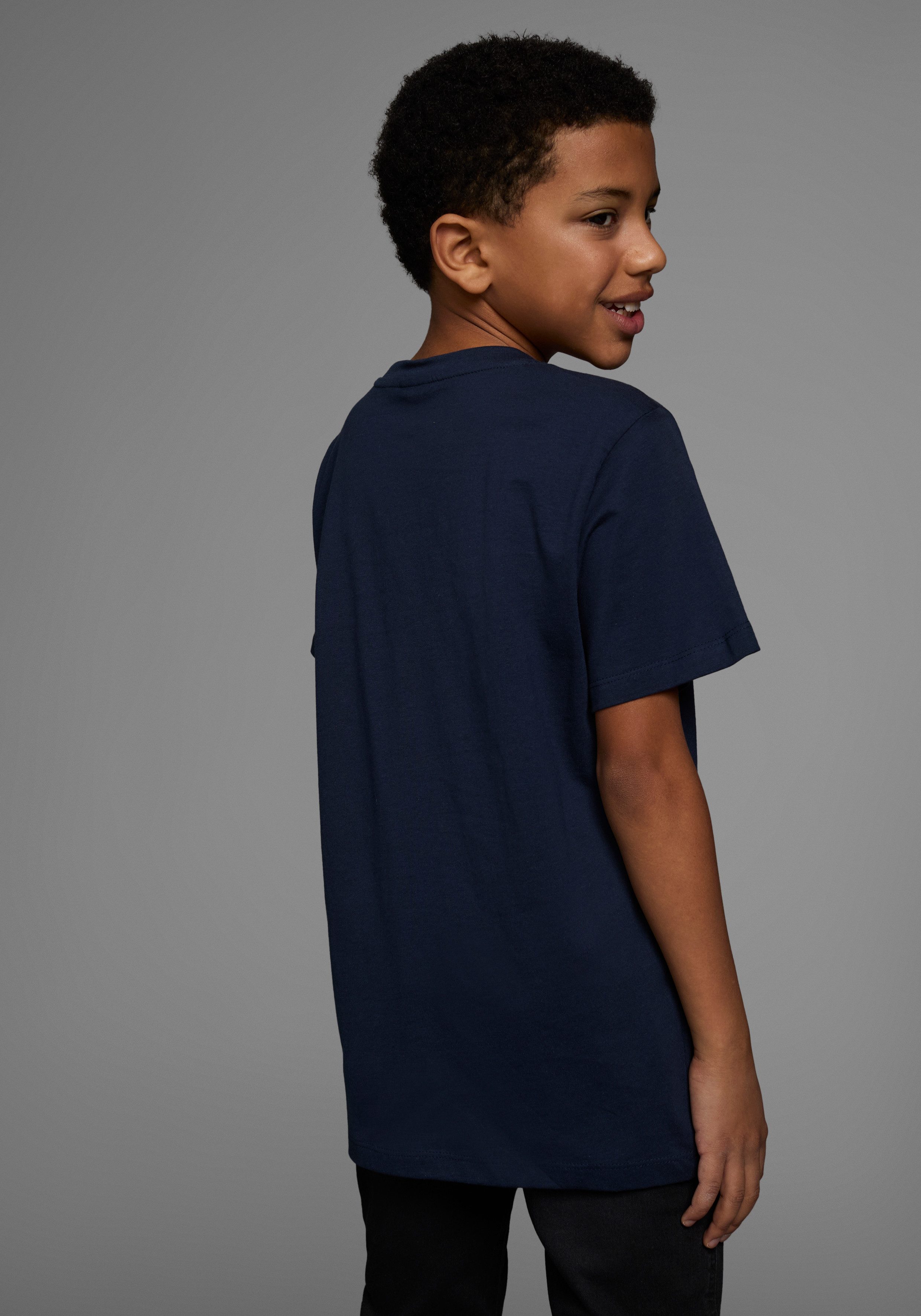 KIDSWORLD T-Shirt Sprücheshirt: ER WAR`S Immer einen coolen Spruch parat. Sprücheshirt