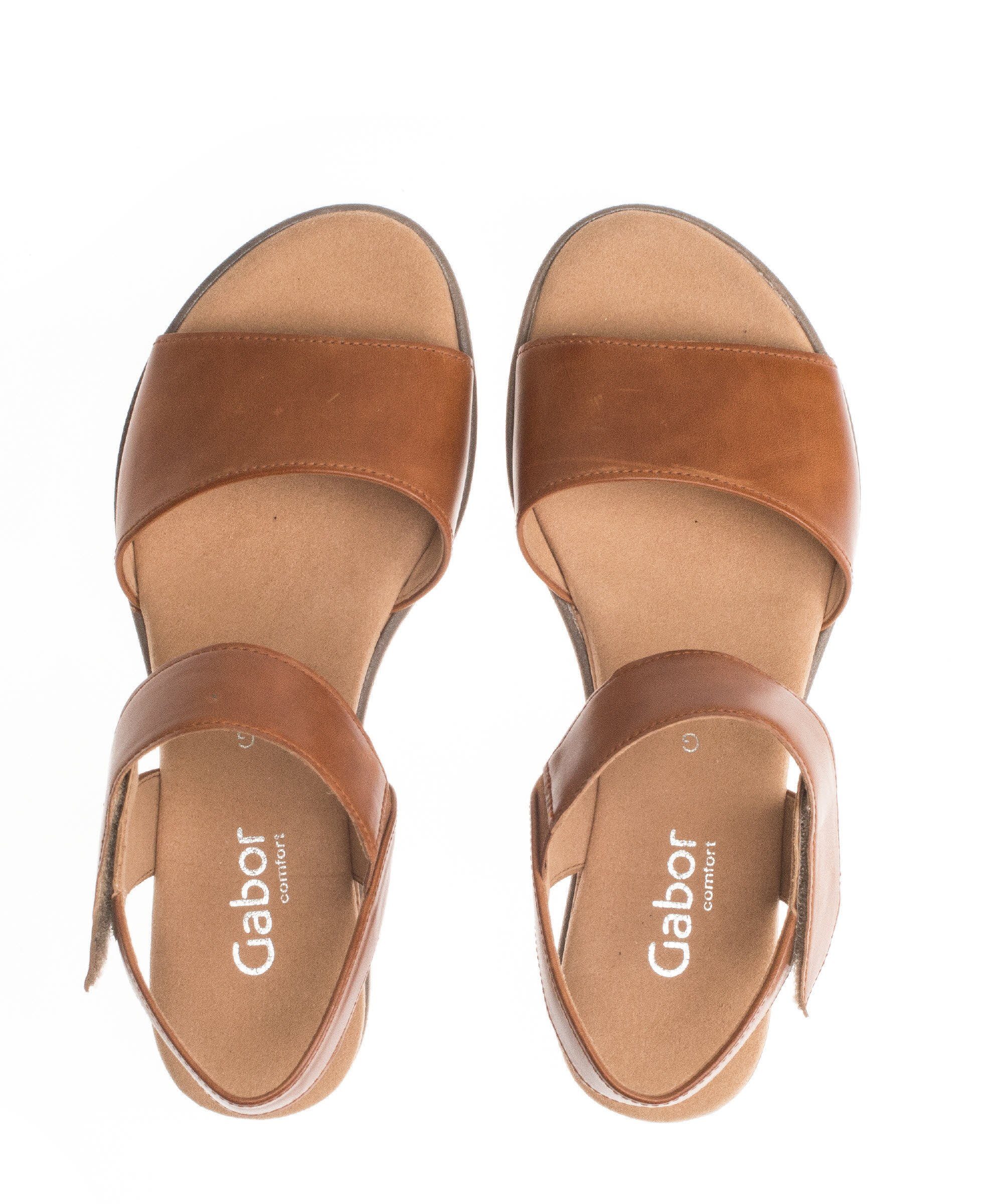 Gabor 82.750.53 Keilsandalette Braun 53) (camel 