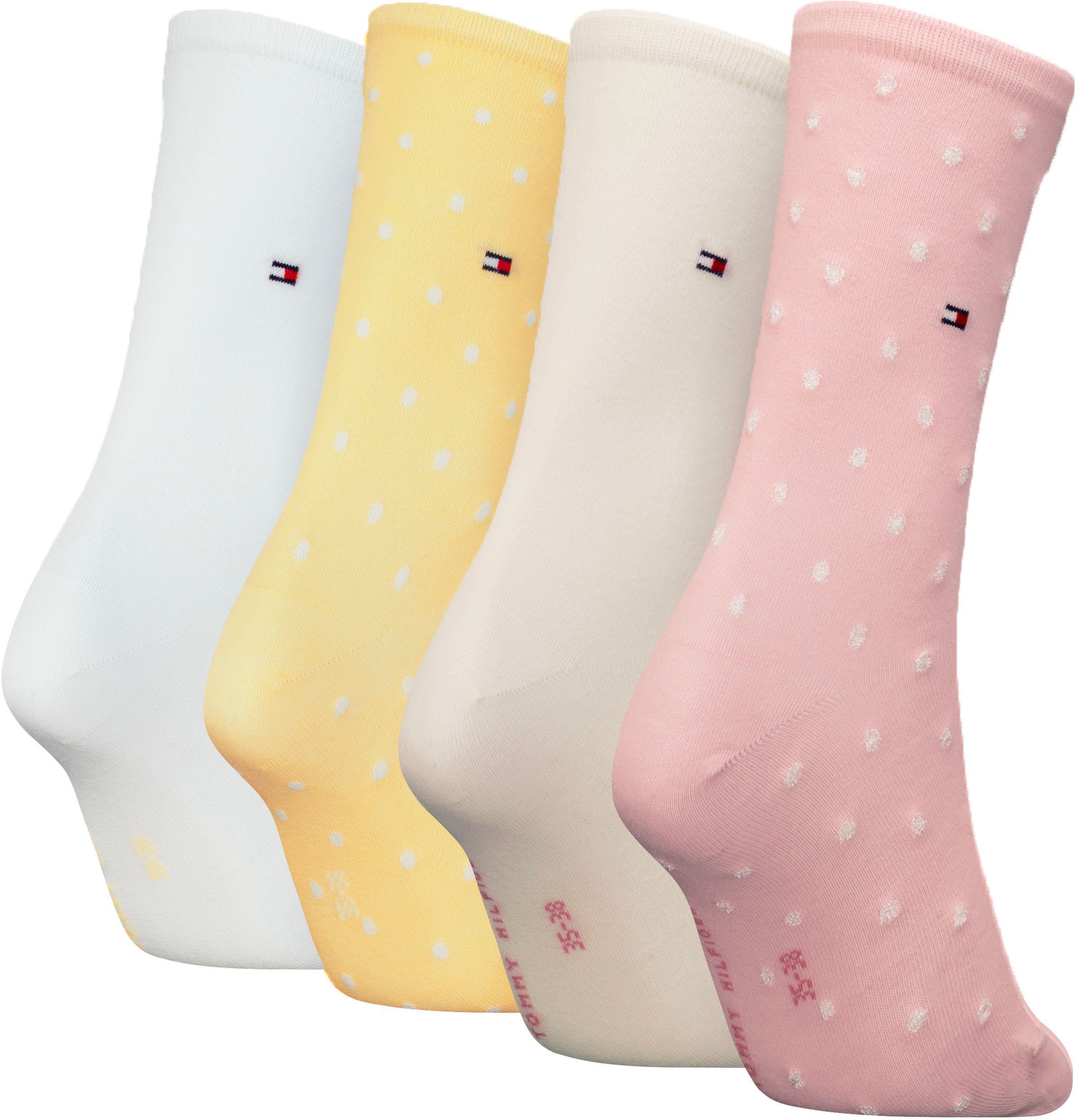 Online-Shopping Tommy Hilfiger und schlicht (4-Paar) Socken mit Pünktchen