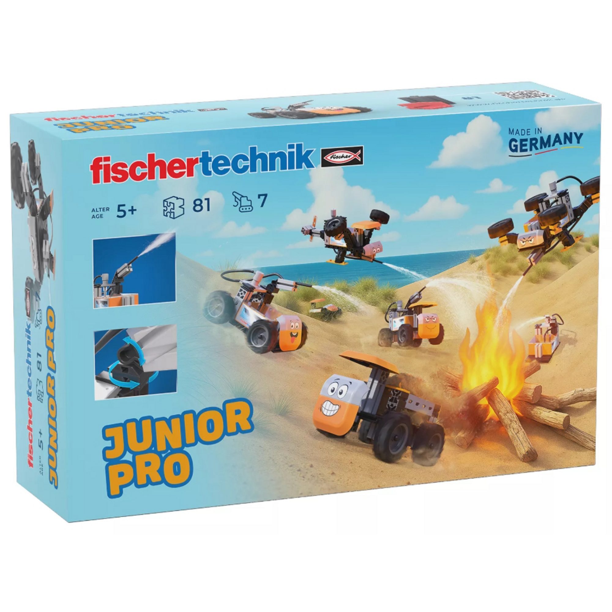 fischertechnik fischertechnik Junior Pro, Konstruktionsspielzeug Spielbausteine