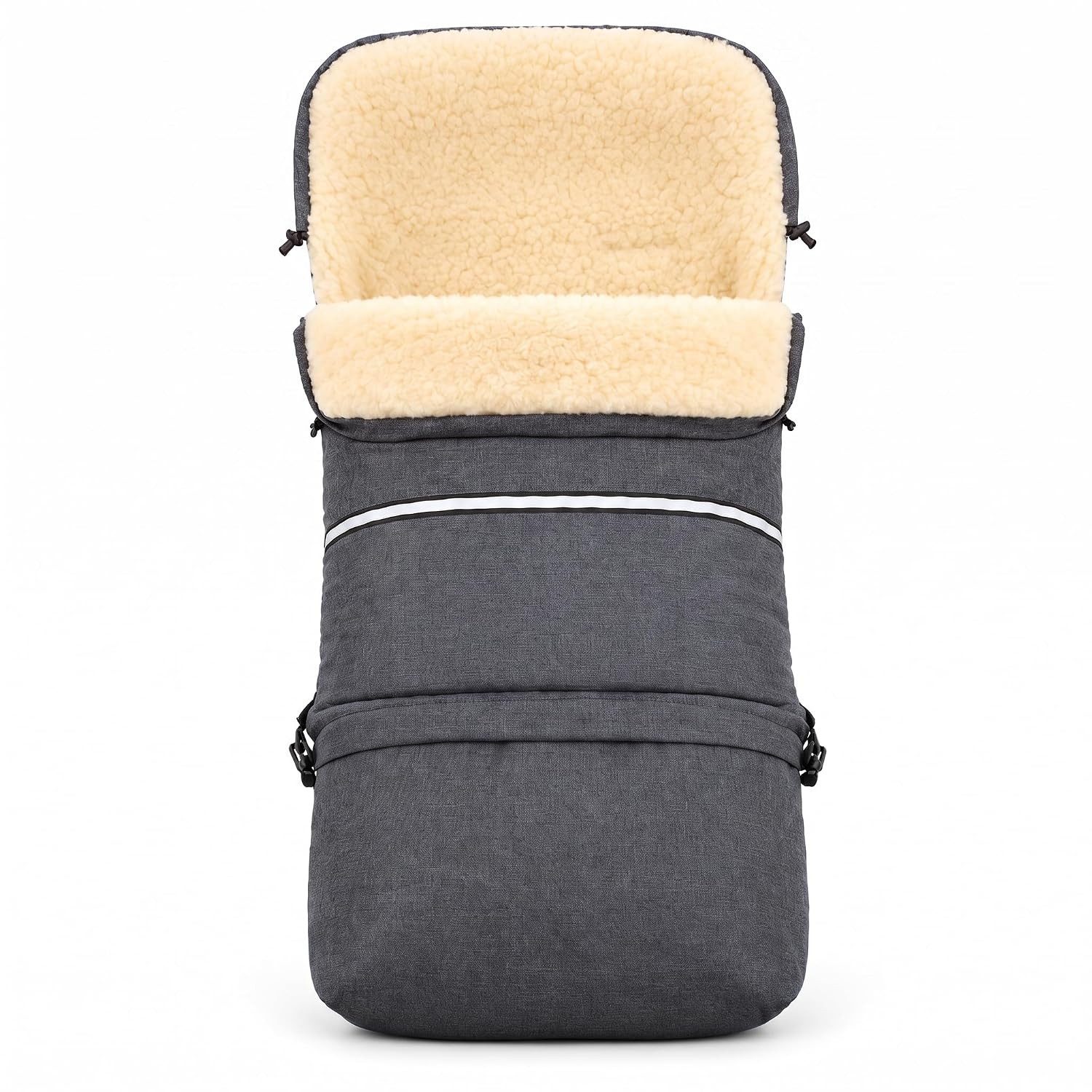 Baby-Joy Fußsack Baby-Joy Fußsack FINN XXL -110cm- Kinderwagen Winterfußsack Thermofußs, Wetterfest, Thermo-warm und Ultraweich