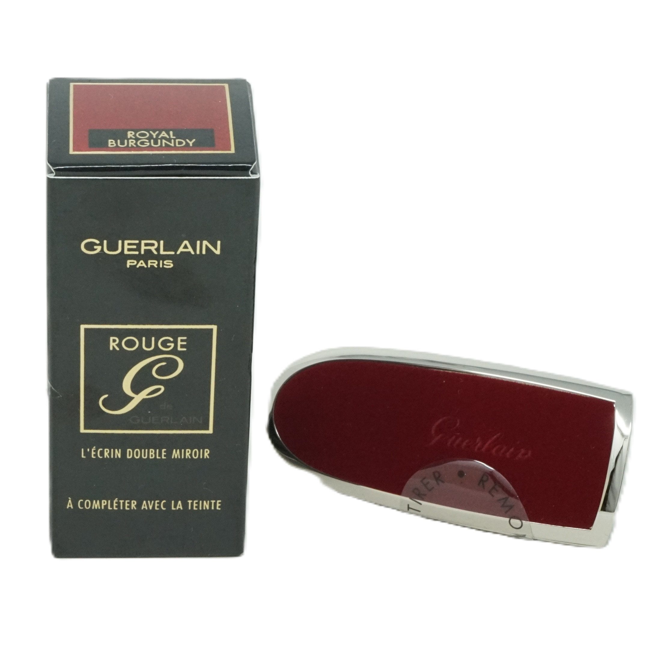 Lippenstift Guerlain Rouge G The Double Mirror Case Royal Burgundy