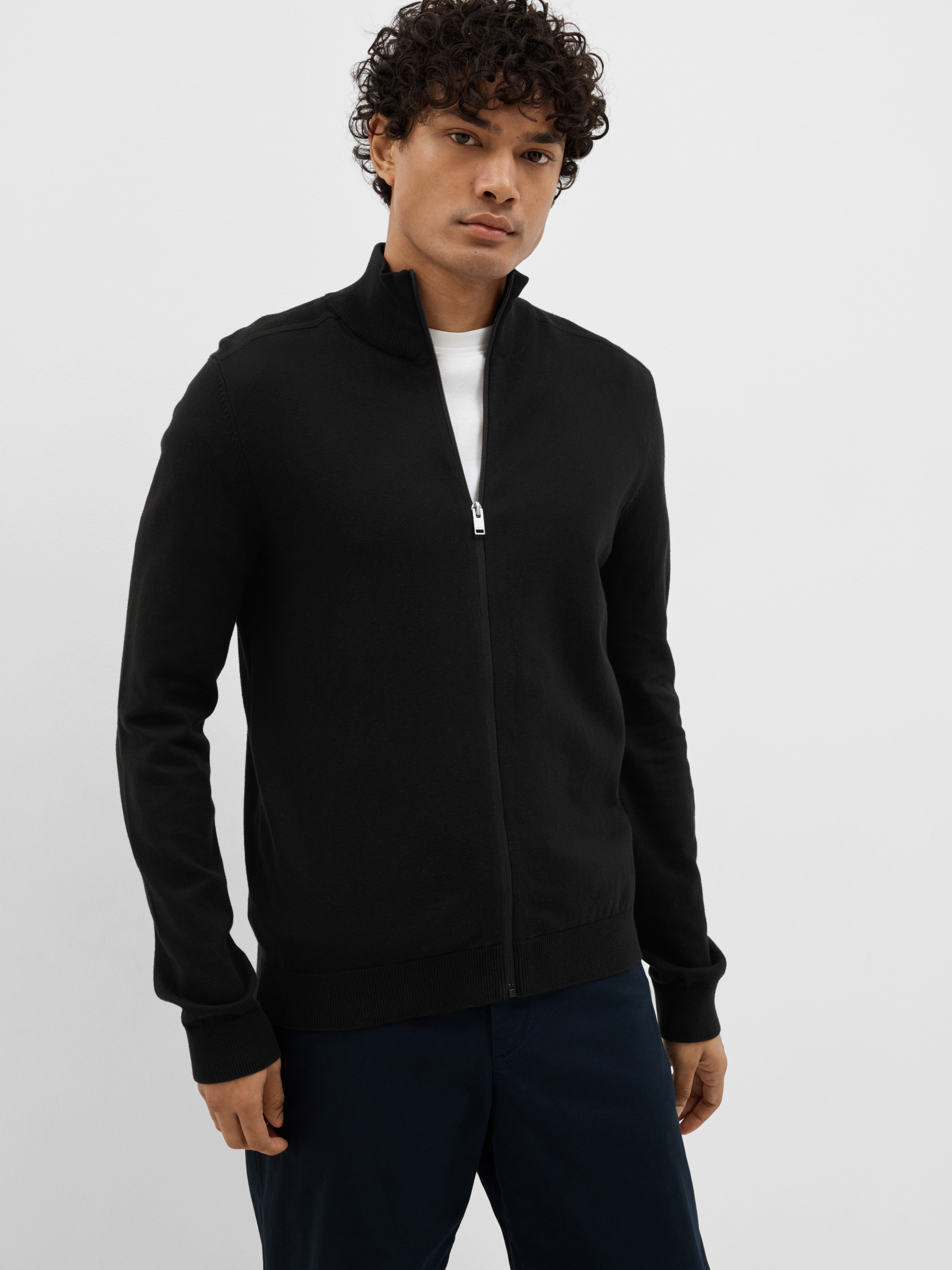 Selected Strickjacke SLHBERG FULL ZIP CARDIGAN NOOS