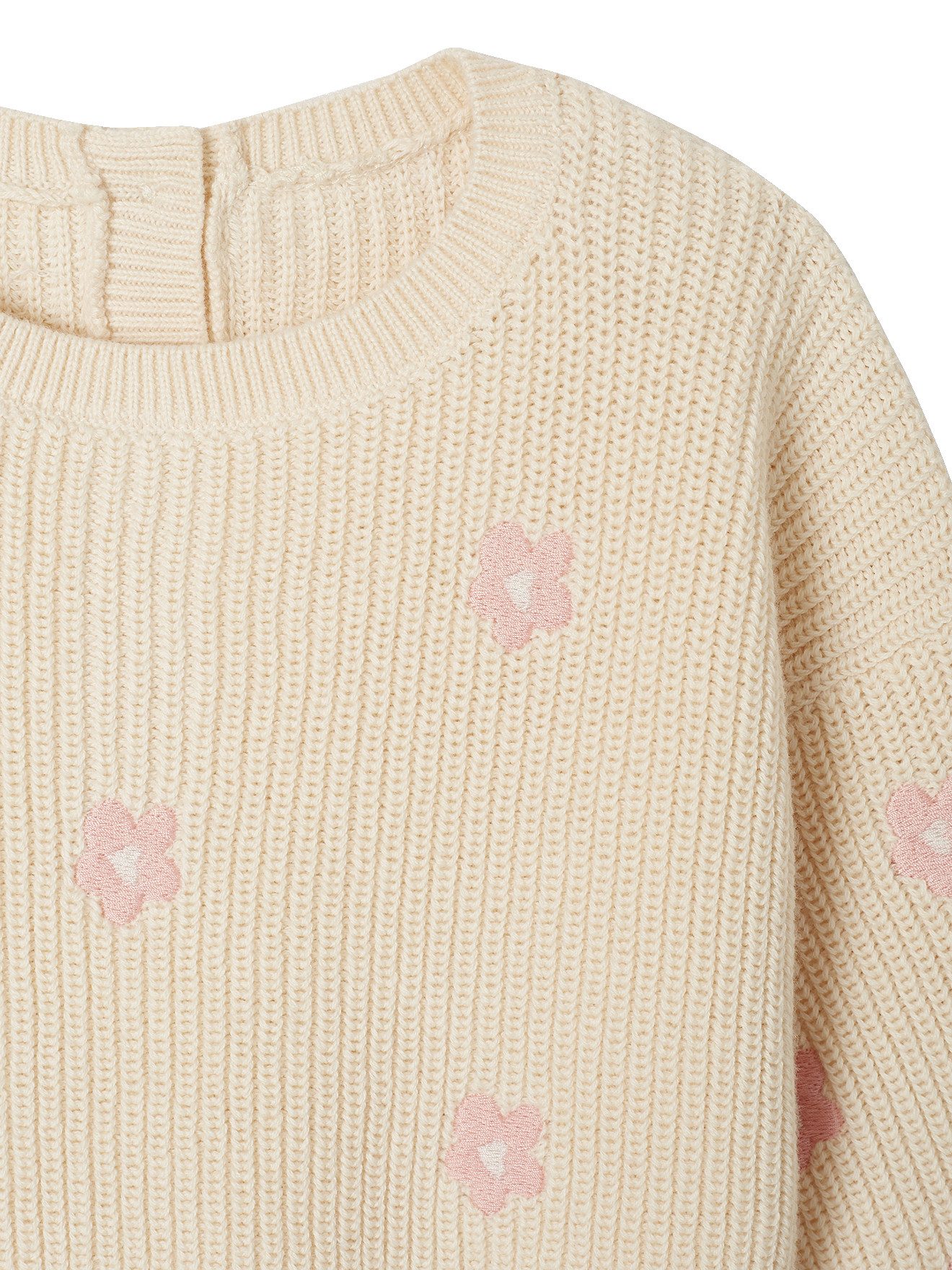 vertbaudet Pullunder Bestickter Baby Pullover