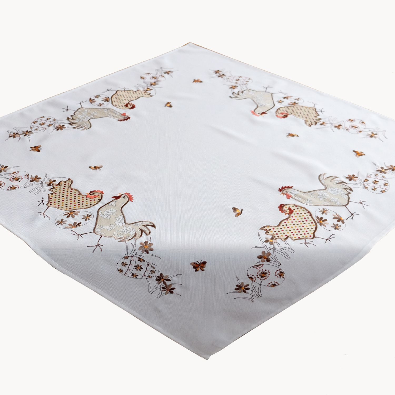 texpot Tischdecke Tischläufer Sticker Hühner Osterei Frühjahr Ostern (1-tlg günstig online kaufen