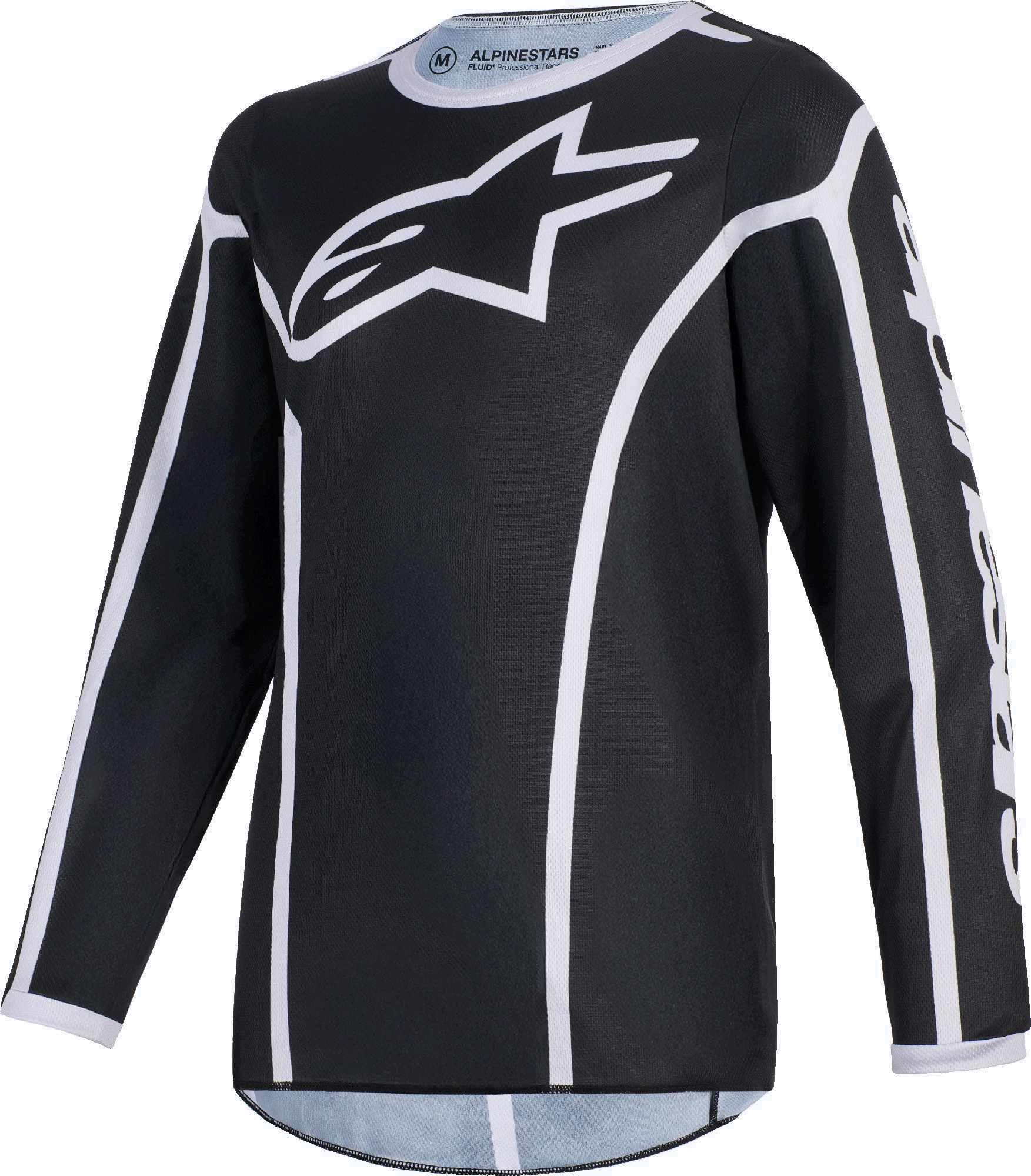 Alpinestars Motocross-Shirt Fluid Apex Jugend Motocross Jersey Atmungsaktiv
