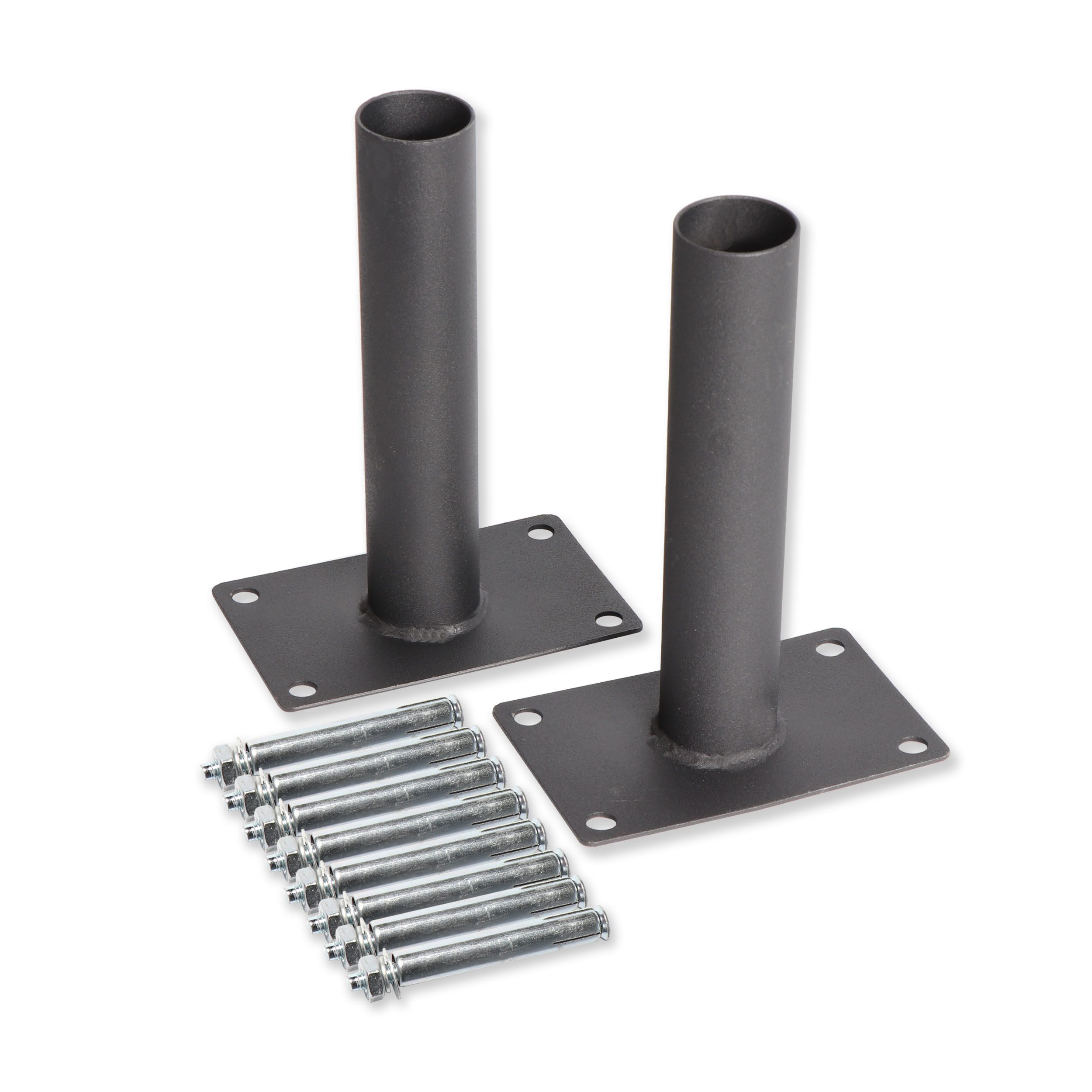 Gartenwelt Riegelsberger Почтовая база 2er Set Aufschraubhülse für Lamellenzäune Rohrdurchmesser 30 mm