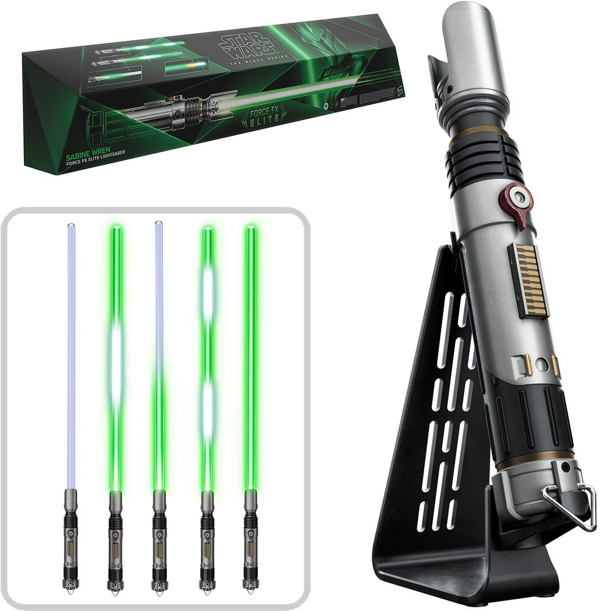 Hasbro Sammelfigur Star Wars The Black Series Sabine Wren Force FX Elite Electronic Light