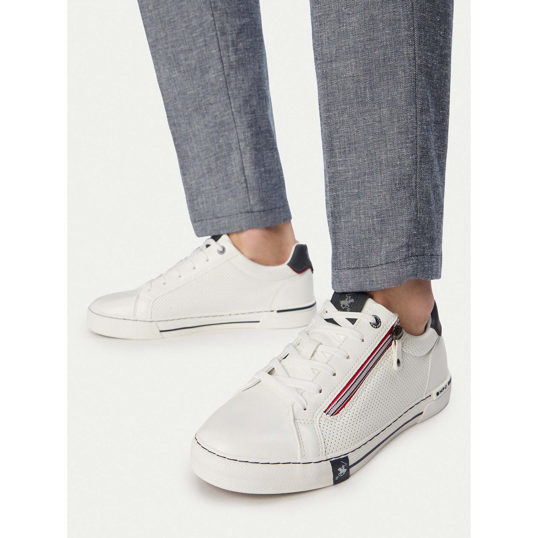 BEVERLY HILLS POLO CLUB Weiße Herren-Sneaker von Beverly Hills Polo Club Sneaker