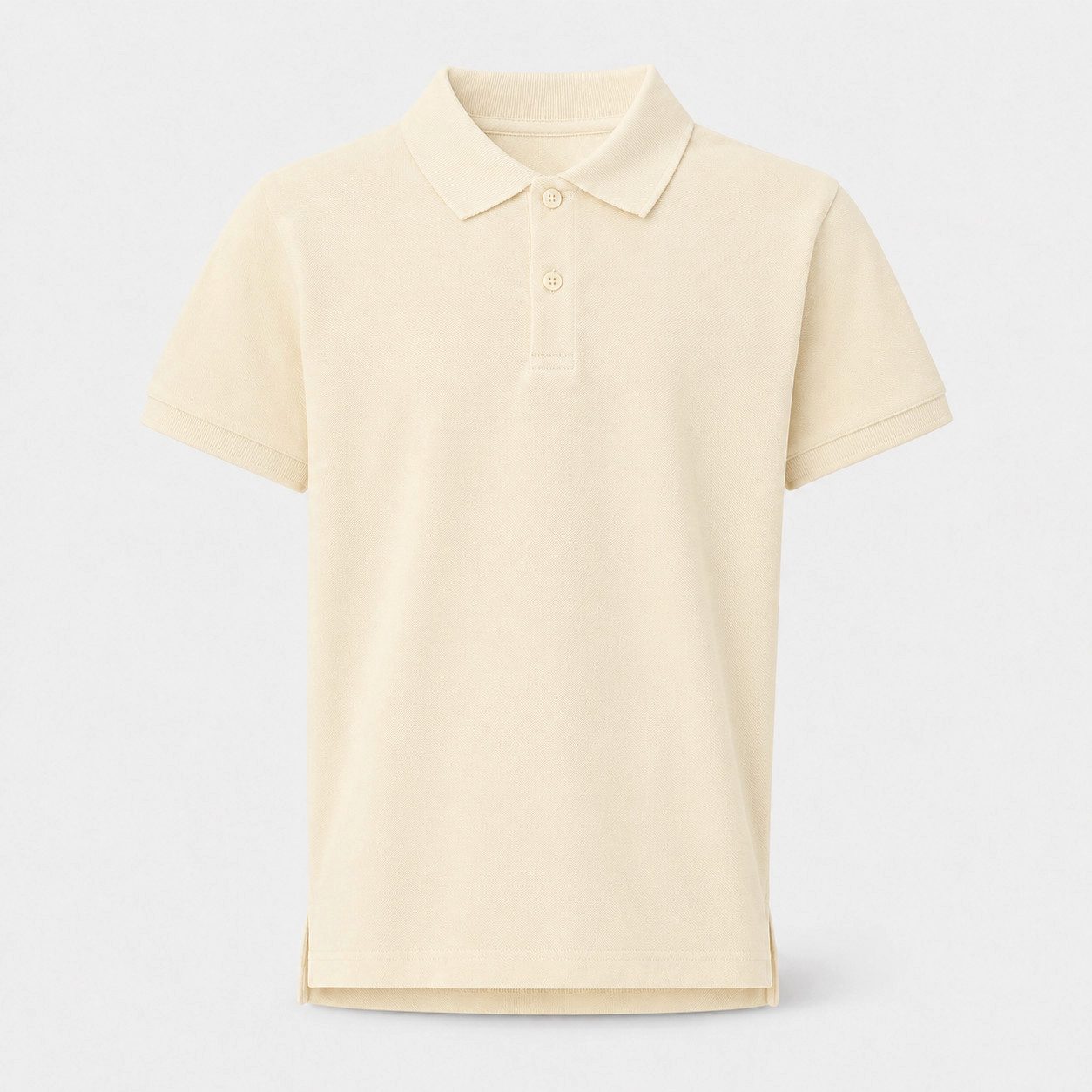 Sitztgut Poloshirt Kinder Polo-Shirt aus Bio-Baumwolle (1-tlg) Seitenschlitze, verlängertes Rückenteil und Transfer-Necklabel