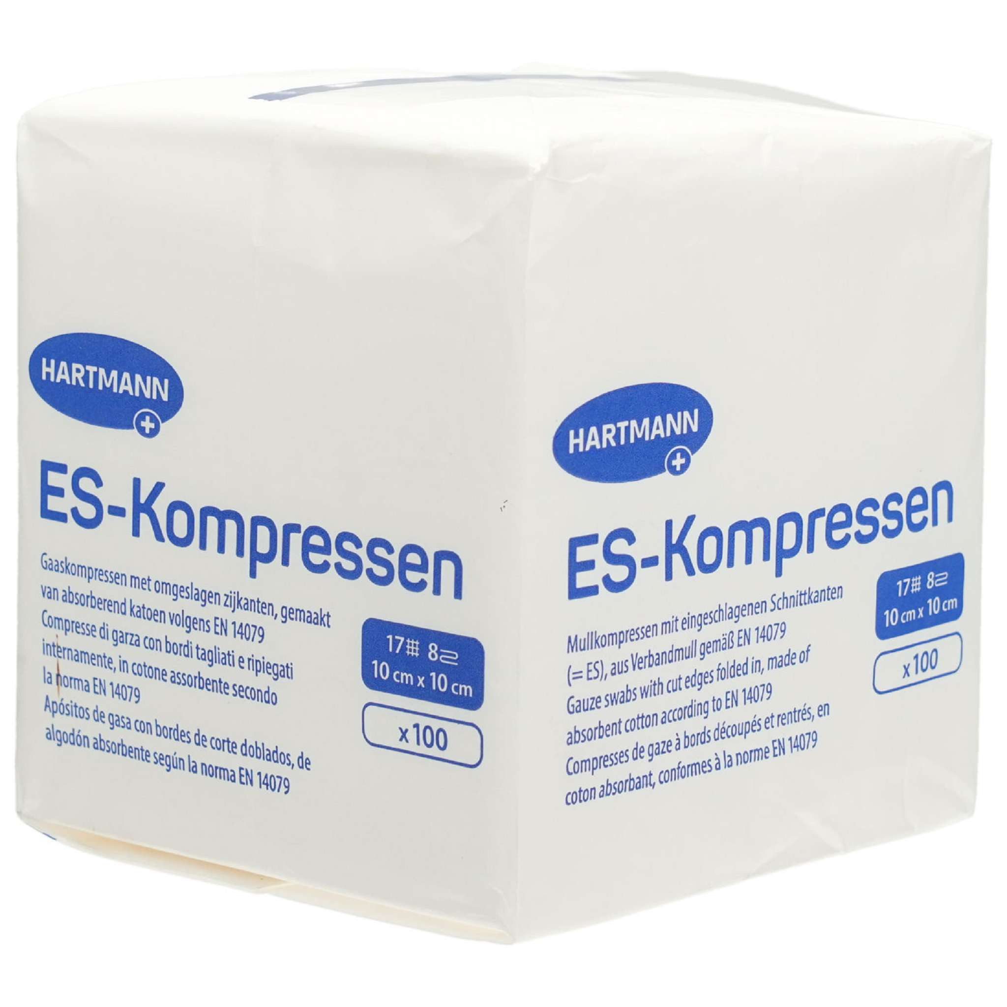 PAUL HARTMANN AG Wundpflaster ES-KOMPRESSEN unsteril 10x10 cm 8fach
