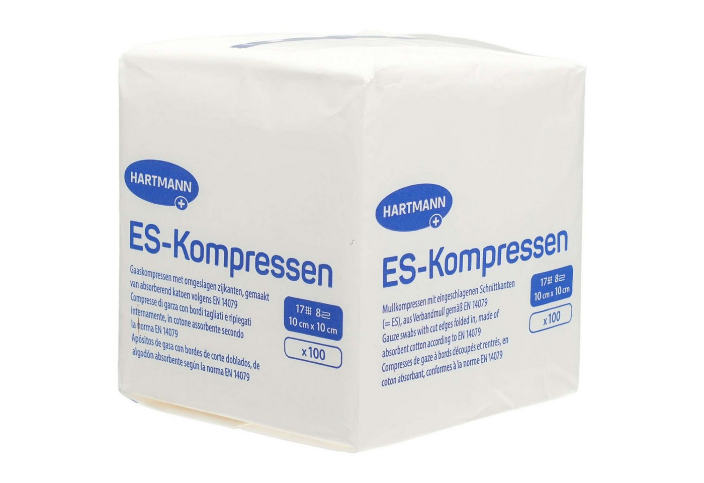 PAUL HARTMANN AG Wundpflaster ES-KOMPRESSEN unsteril 10x10 cm 8fach