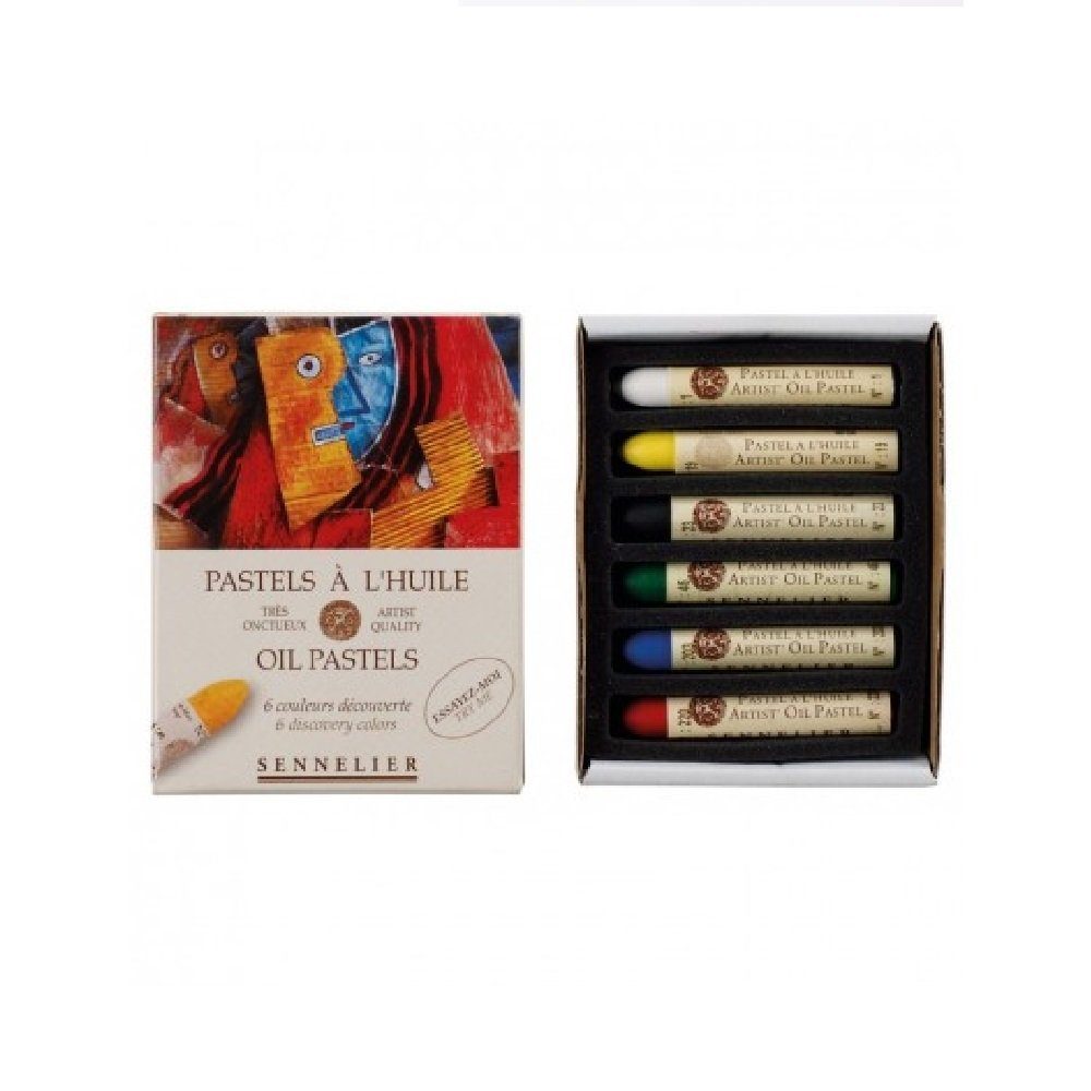 SENNELIER Pastellkreide 6 Ölpastellkreide-Sticks Einsteiger-Set