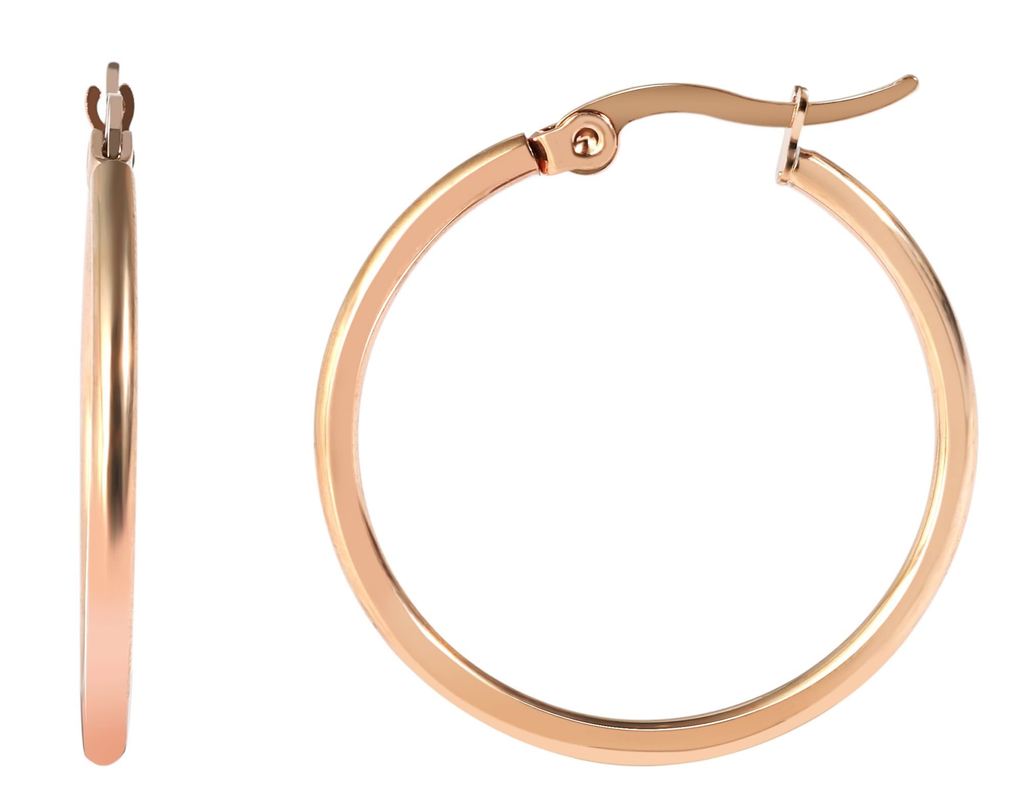 AKZENT Ohrring-Set Le Rosé Creolen Ohrringe Edelstahl roségold Damen wasser günstig online kaufen