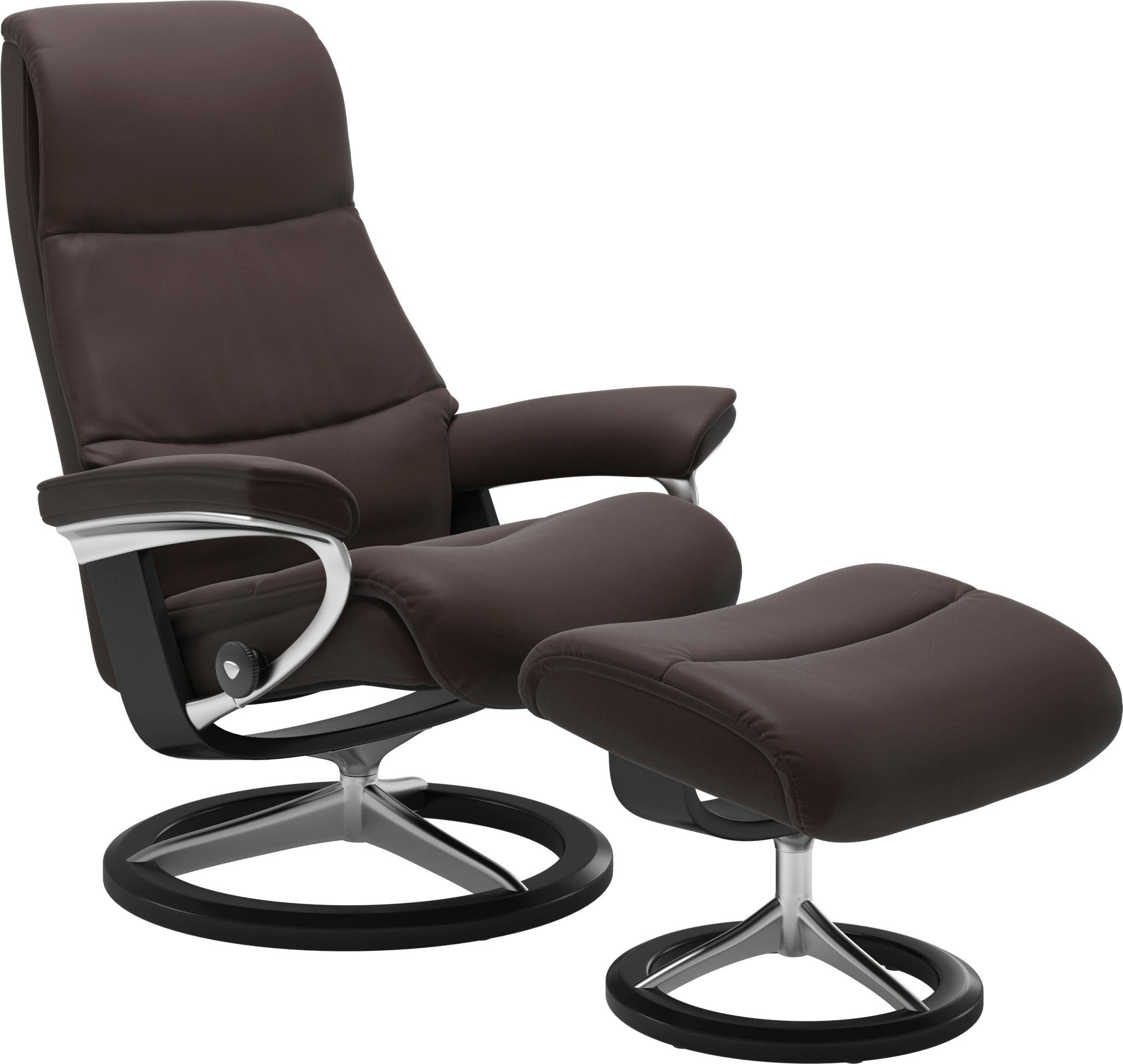 Stressless® Relaxsessel View, mit Signature Base, Größe M,Gestell Schwarz